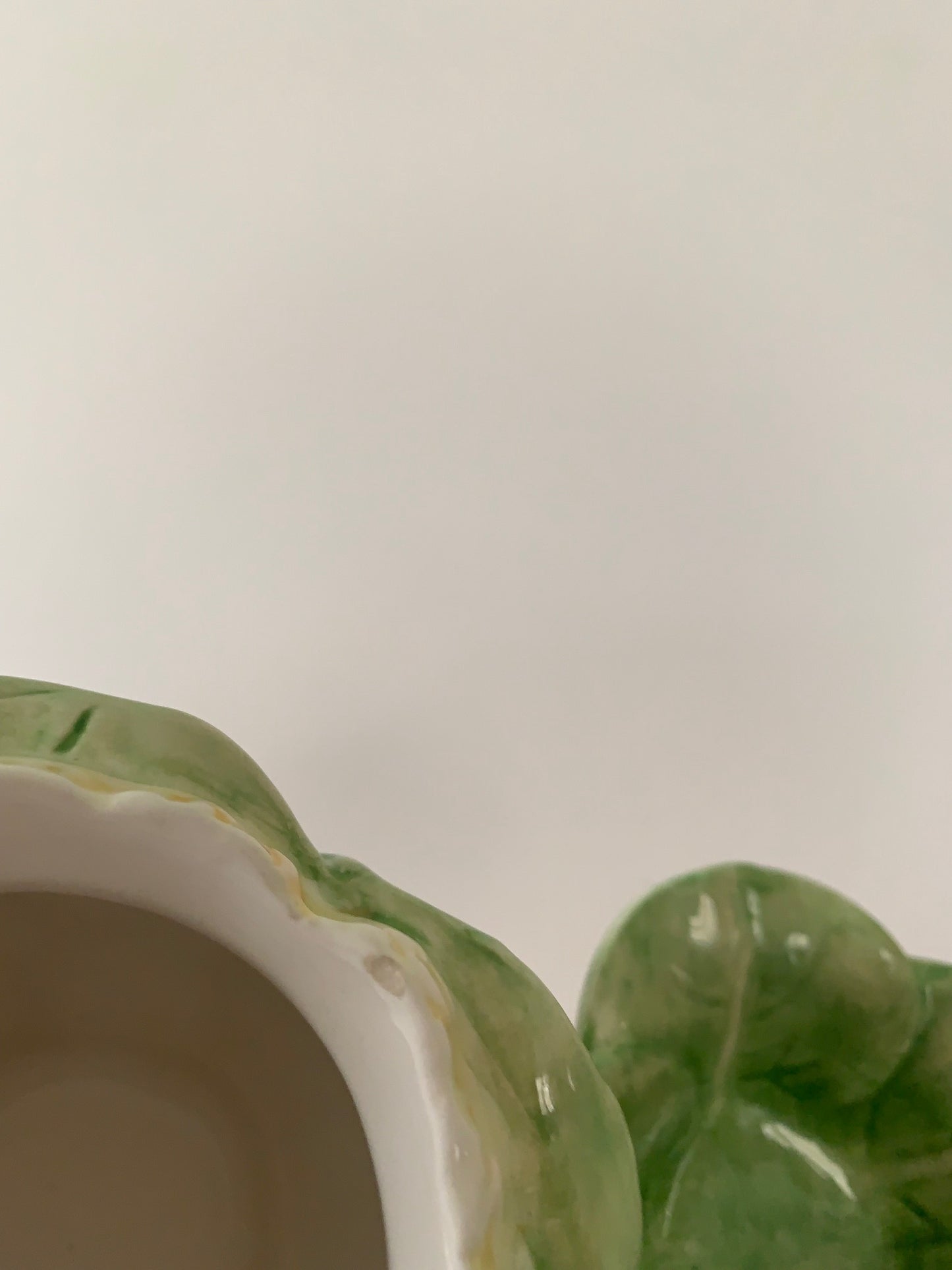 Set à condiment / moutardier chou-fleur