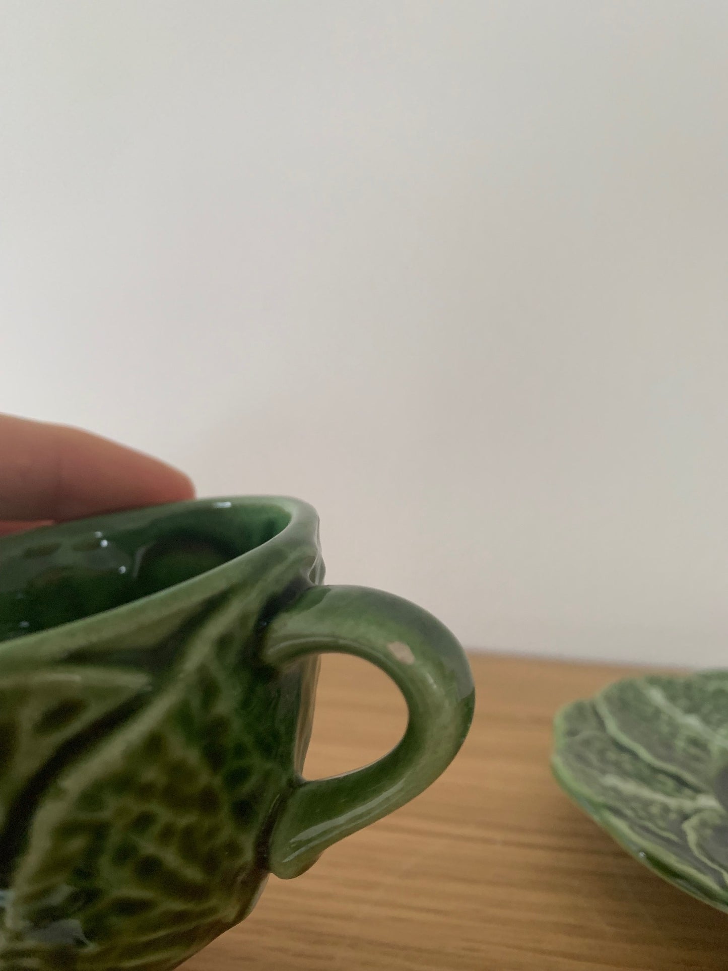 Cabbage Coffee Cup + Saucer