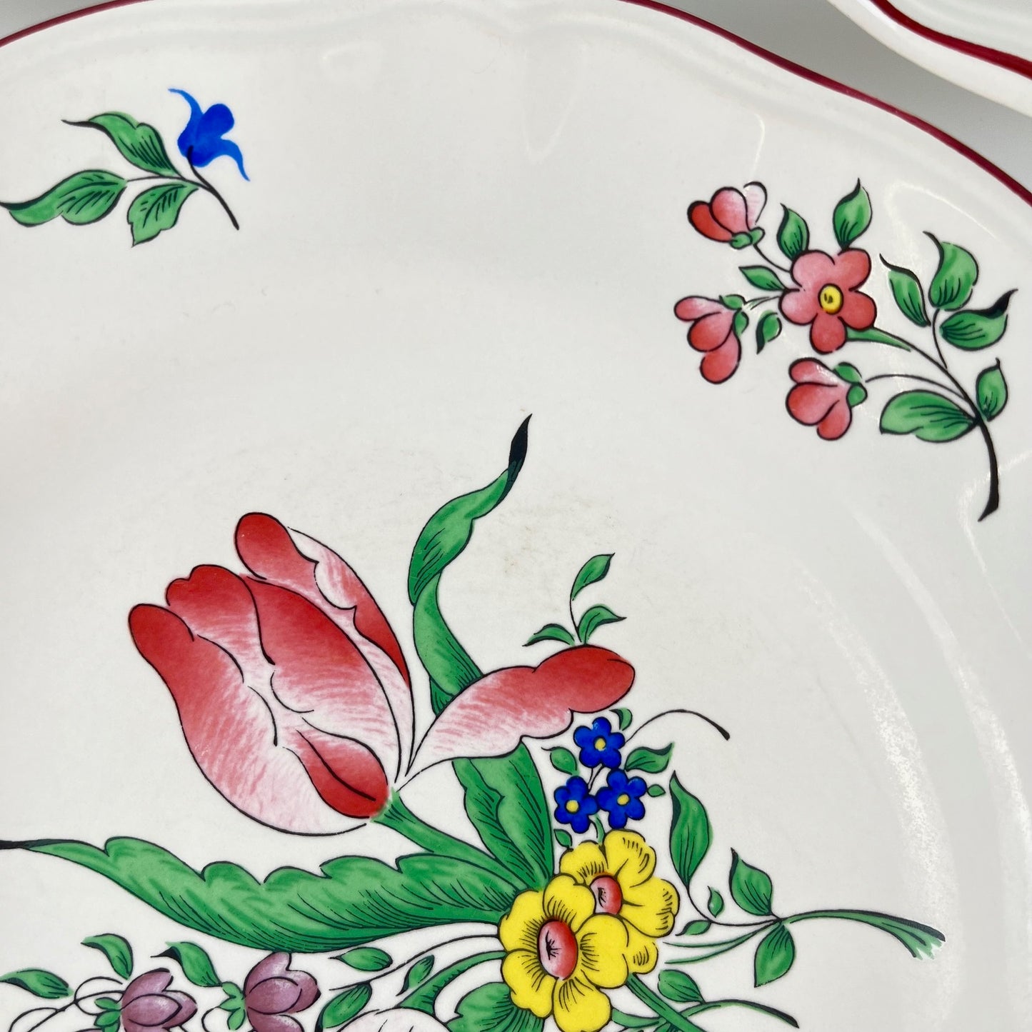 Set de 3 assiettes creuses KG Lunéville "Réverbère"