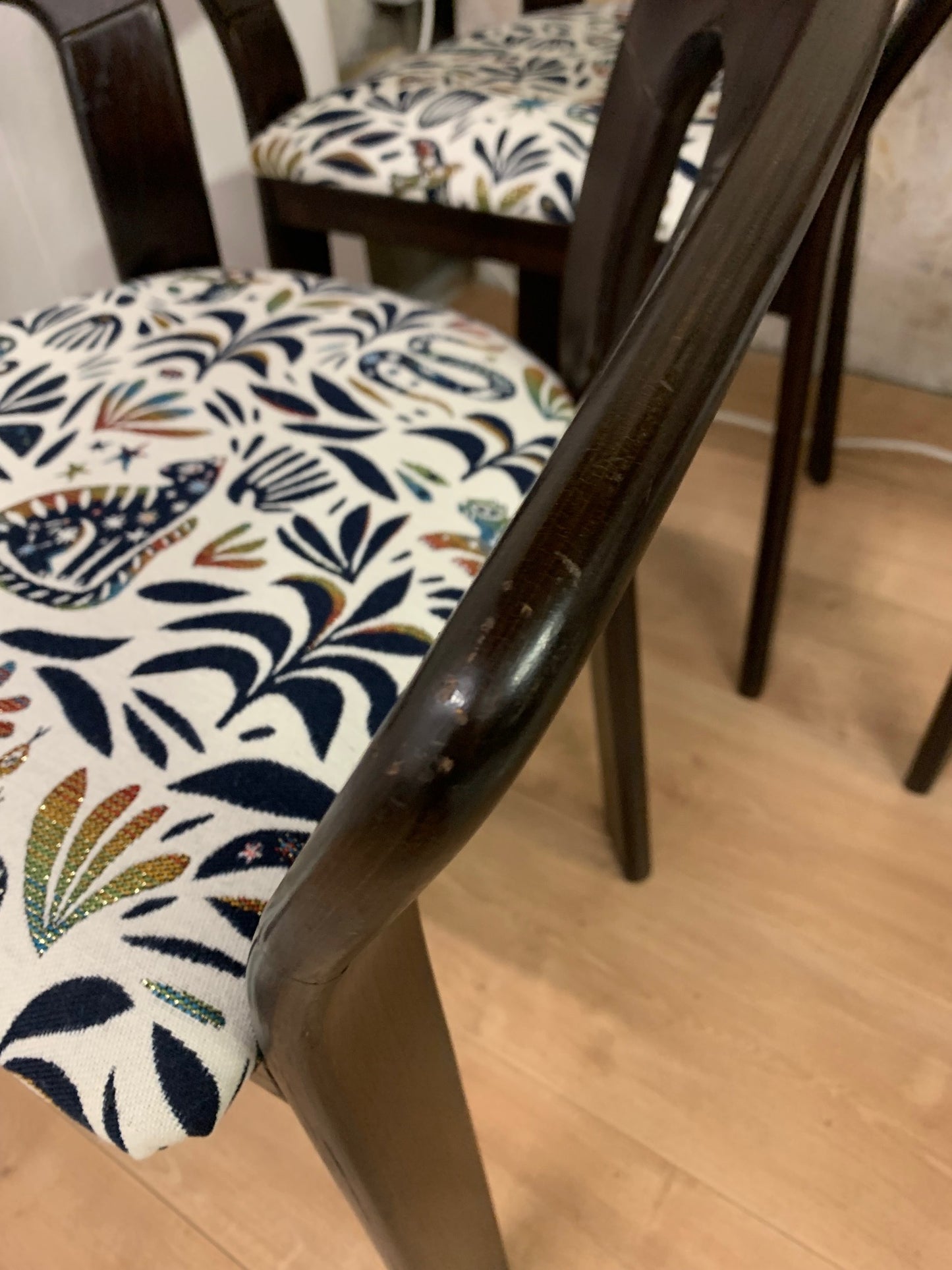 Ensemble de 4 chaises vintage, 1970