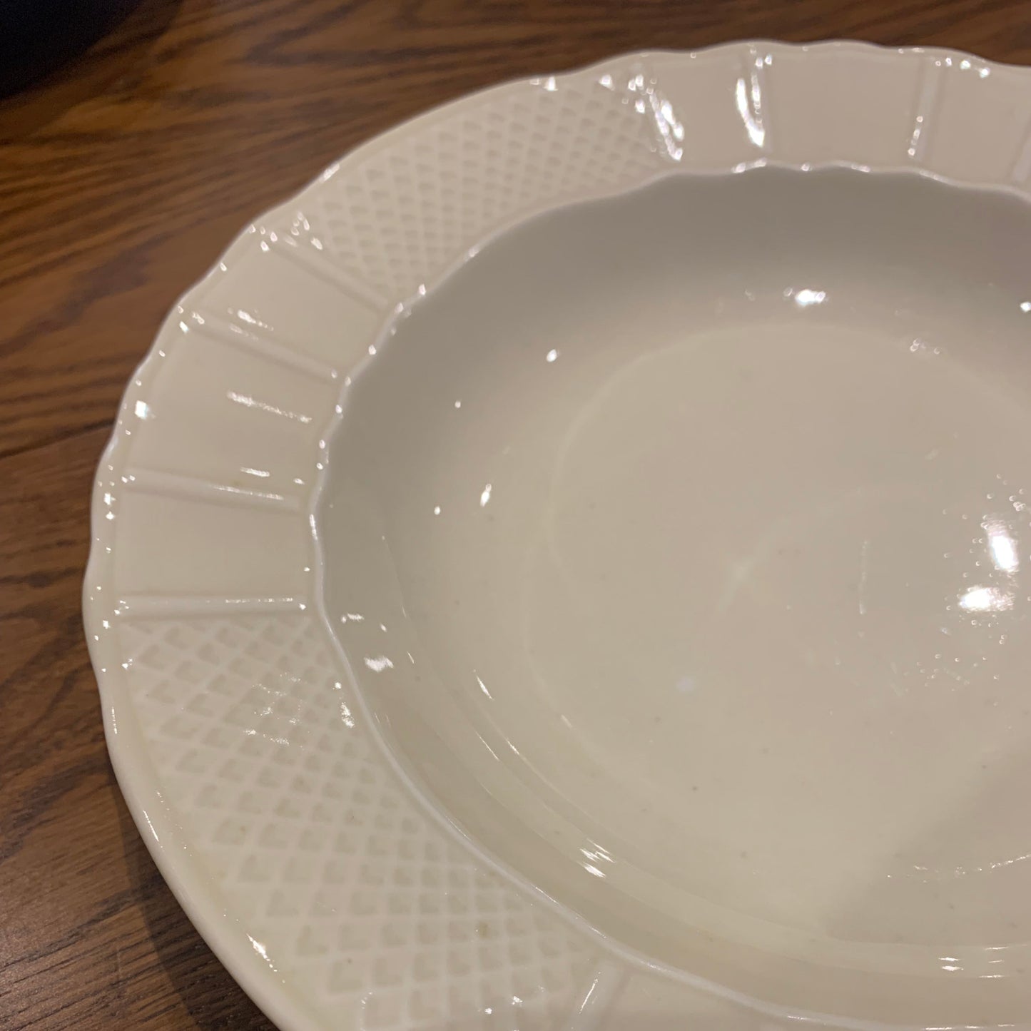 Set of 6+1 soup plates, B&C Limoges