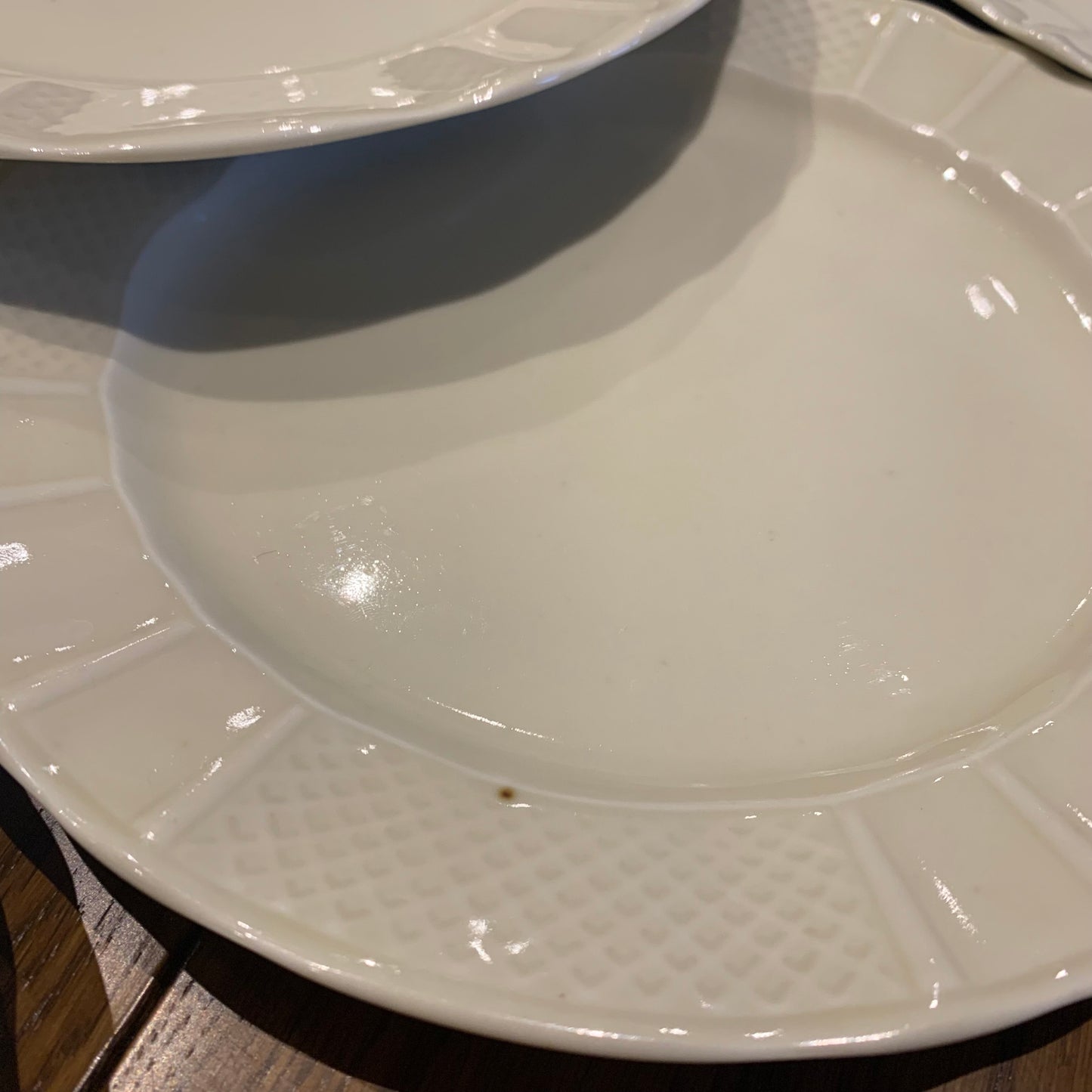 Set of 6 dessert plates, B&C, Limoges