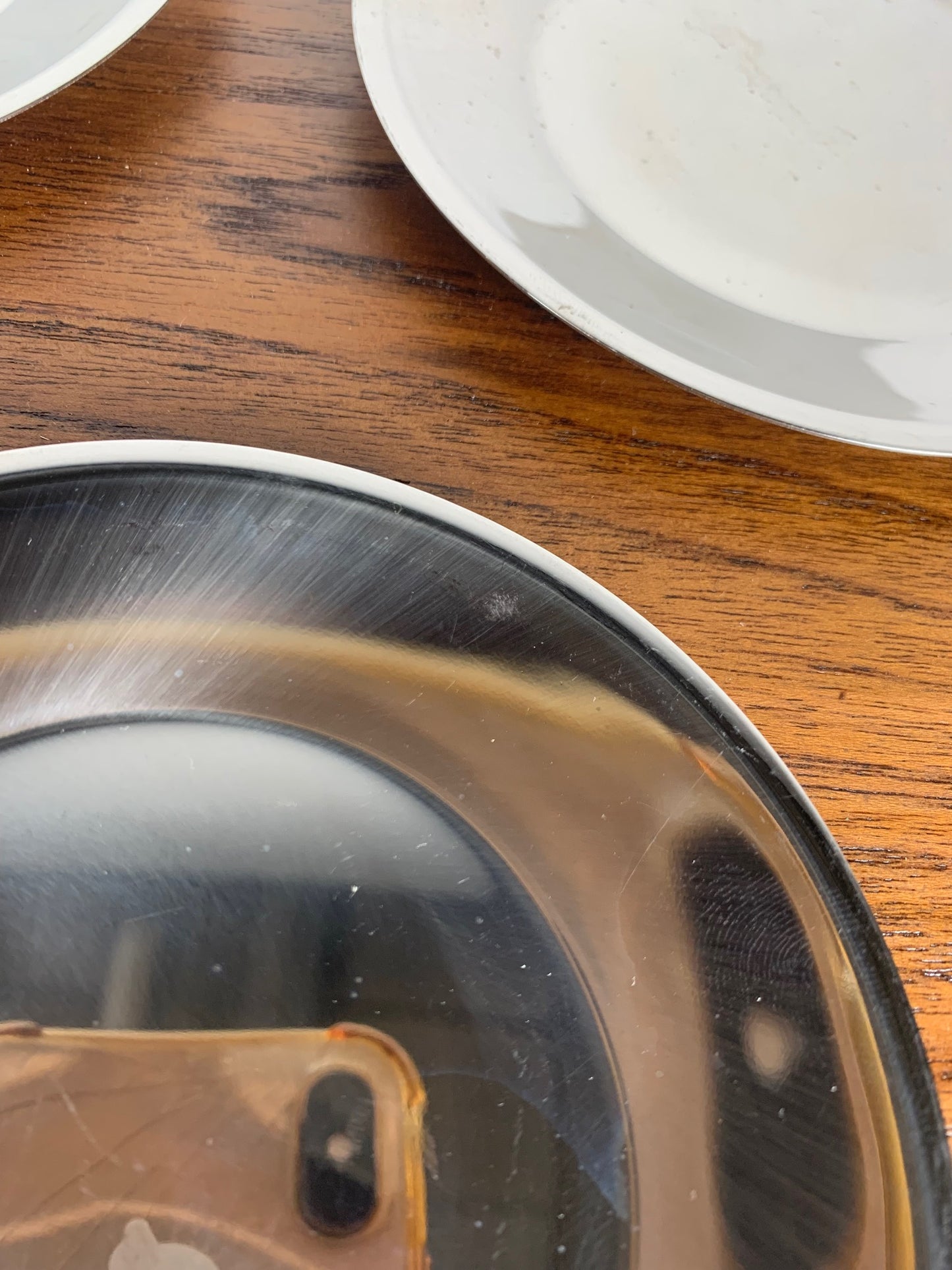 Set de 6 assiettes à dessert en inox FACIX, Italie