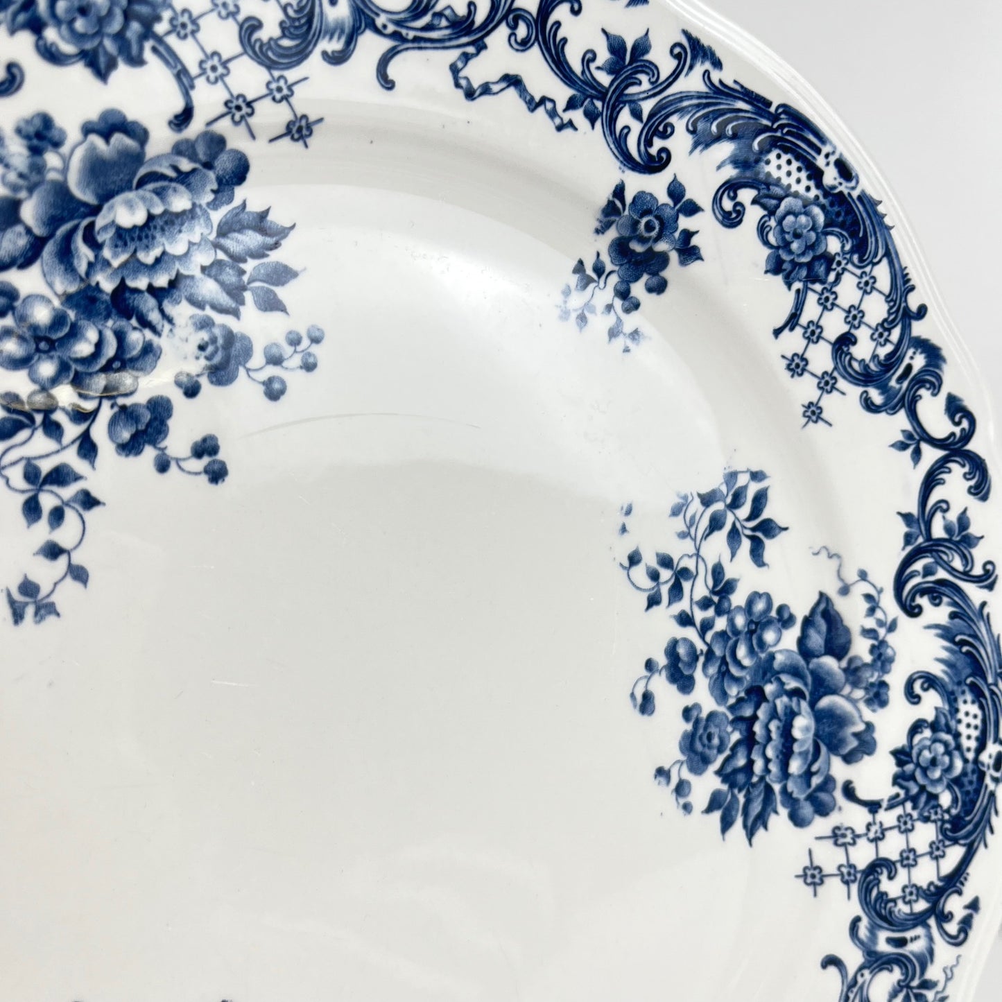 Set de 4 assiettes plates Villeroy & Boch "Valeria", bleu