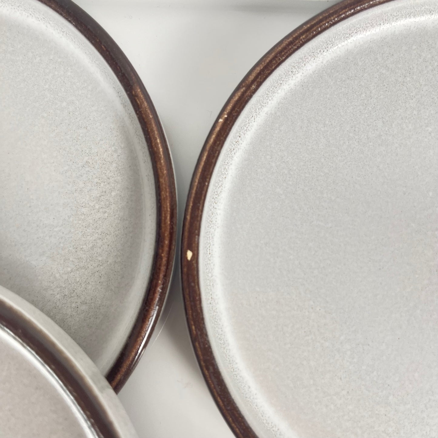 Set of 10 Niderviller stoneware bread/tapas plates