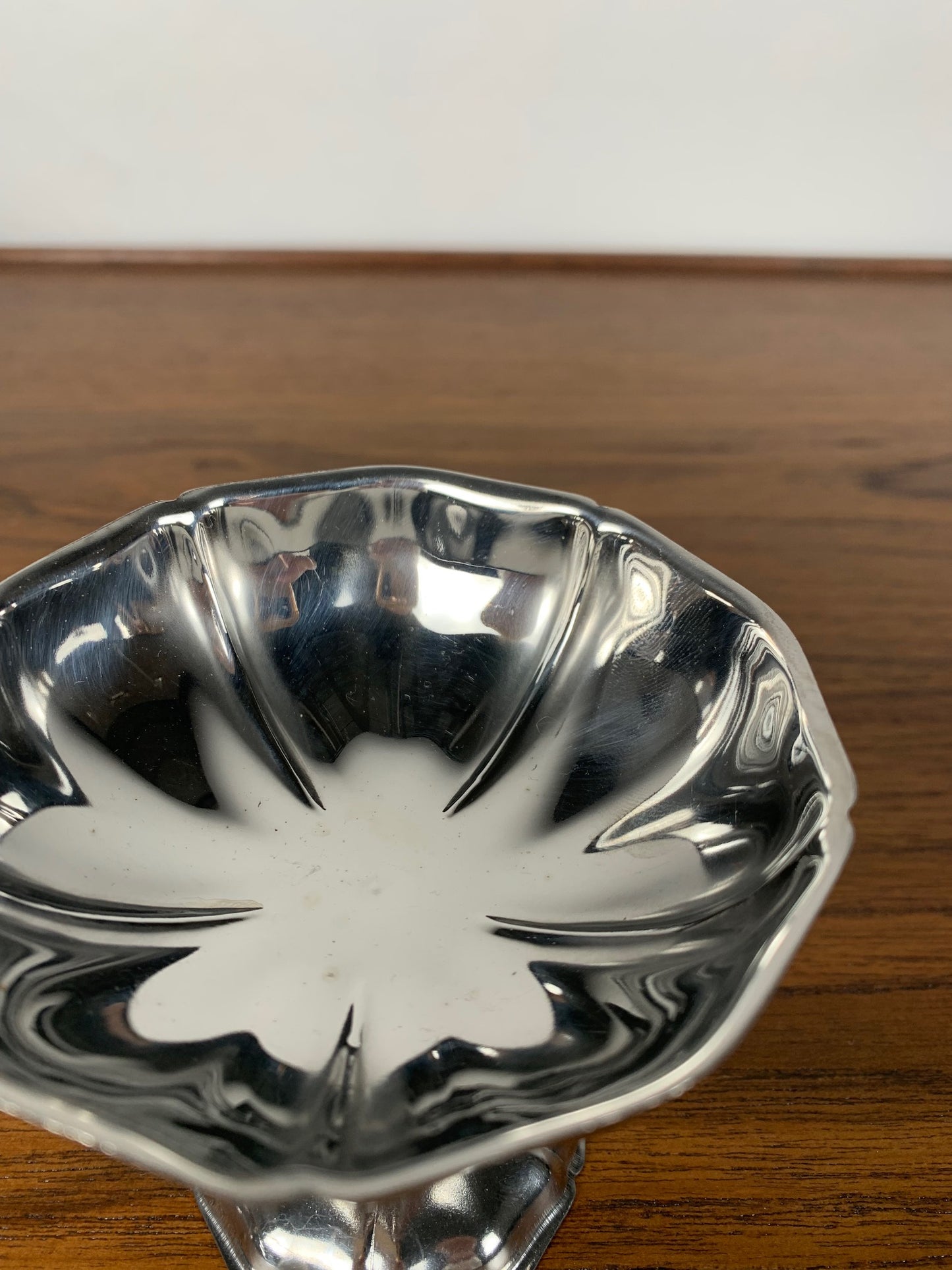 Lot de 6 coupes à glace / dessert en inox, forme de "fleur"