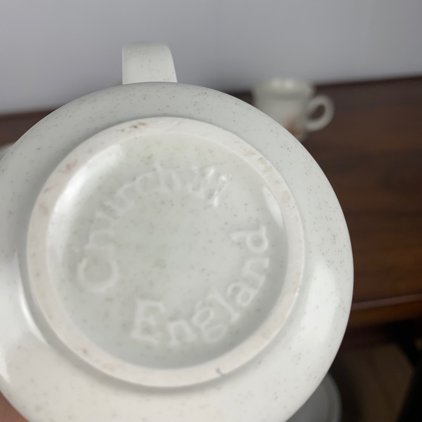 Lot de 4 tasses et soucoupes vintage Churchill England, motif canard, 1980/90