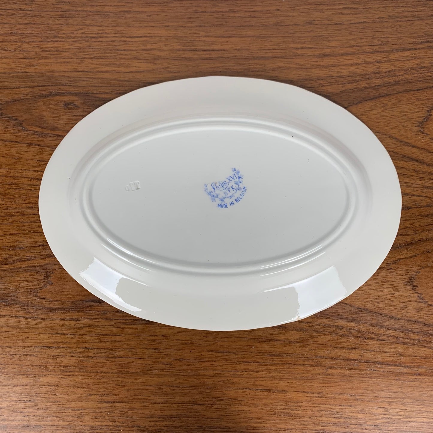 Plat Ovale ancien modèle Louis XVI, BFK, Belgique