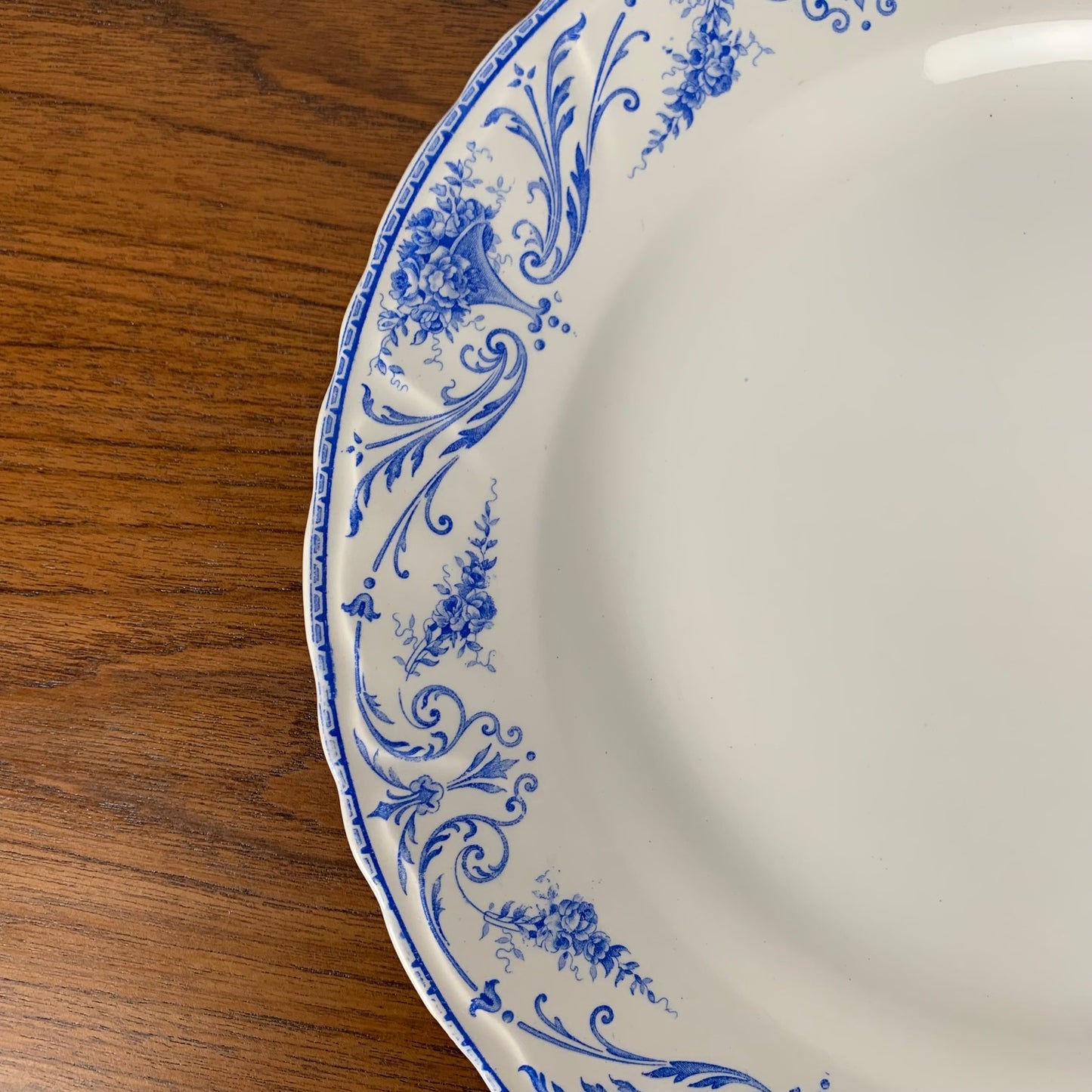 Antique Louis XVI cake dish, BFK, Belgium