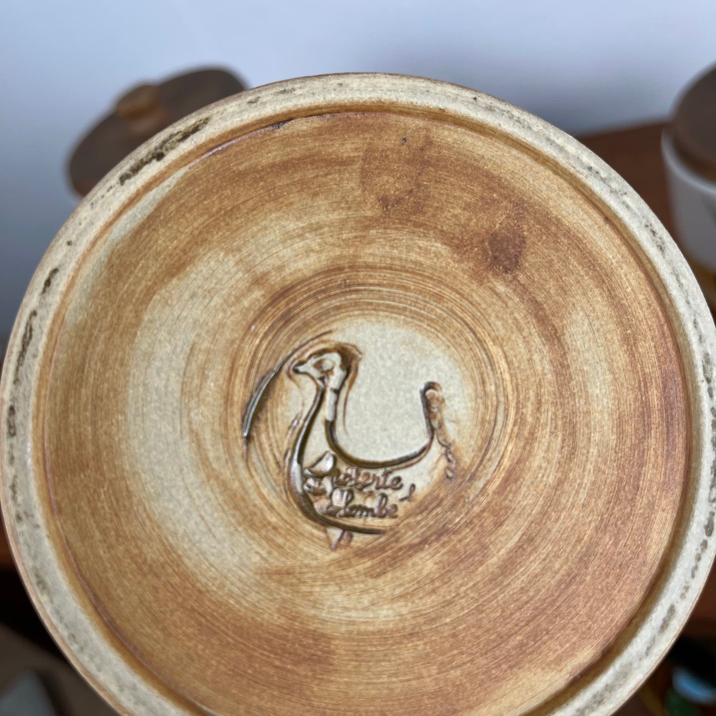 Set de 3 Pot avec couvercle "La Colombe", 1950/60