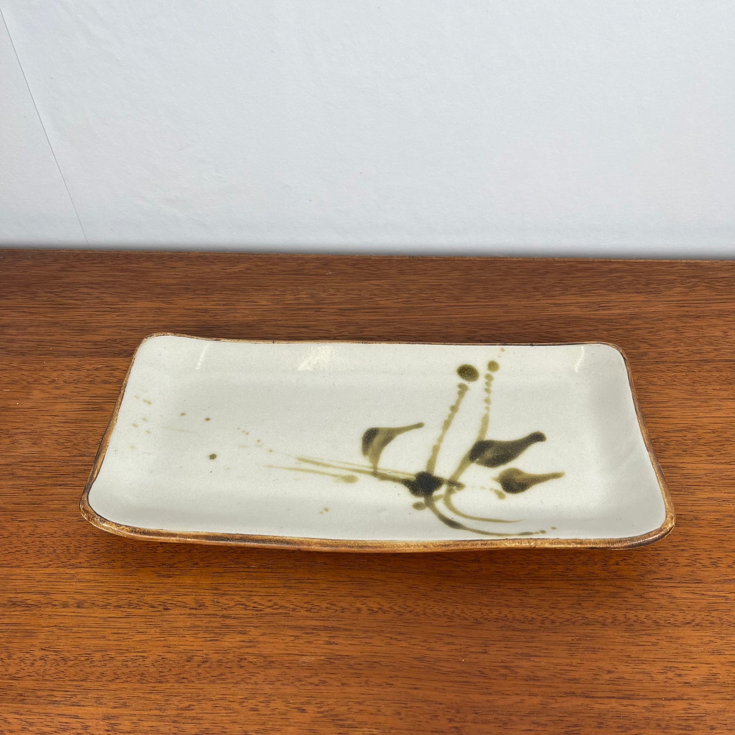 Plat rectangulaire "La Colombe", 1950/60