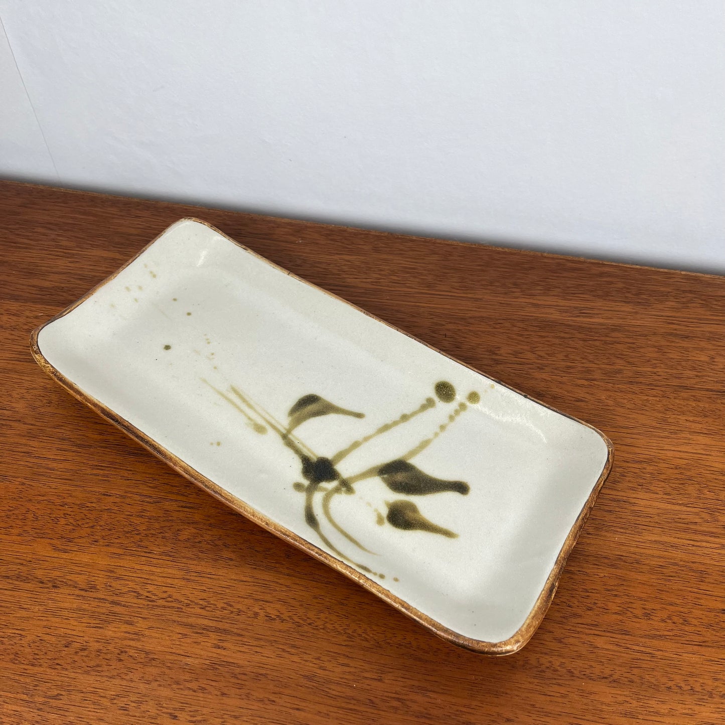 Plat rectangulaire "La Colombe", 1950/60