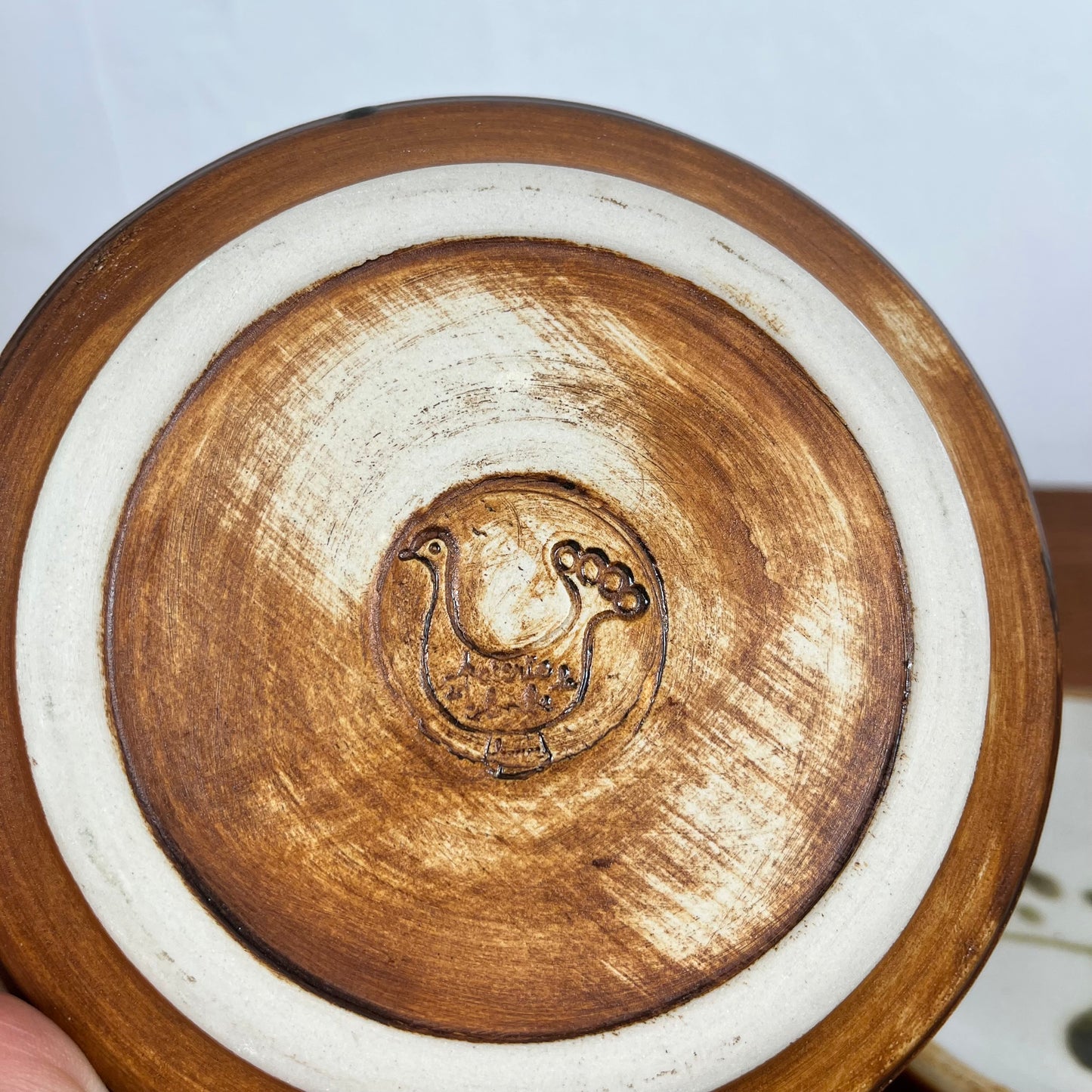 Set of 4 "La Colombe" bread plates, 1950/60