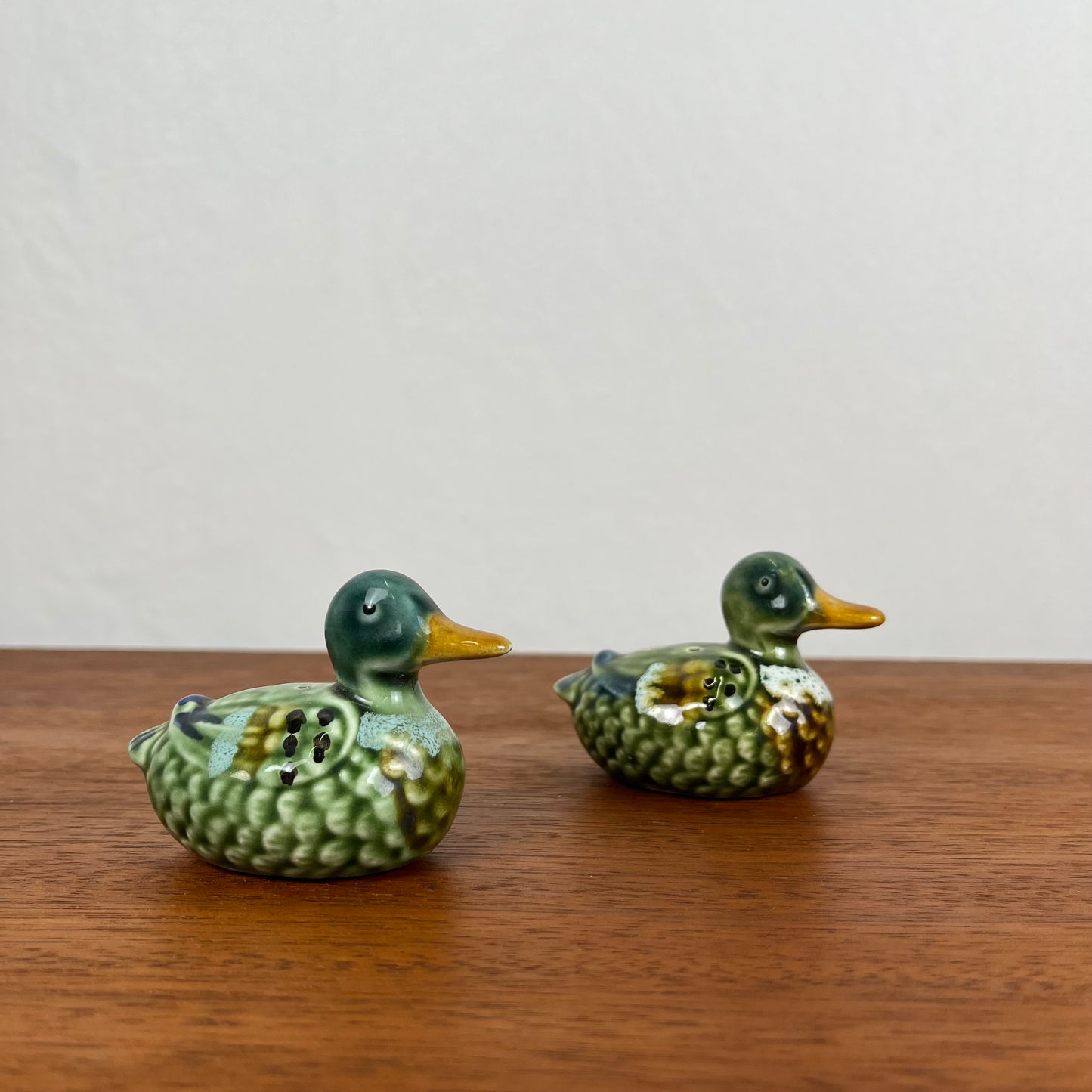 Salière & poivrière canard en céramique