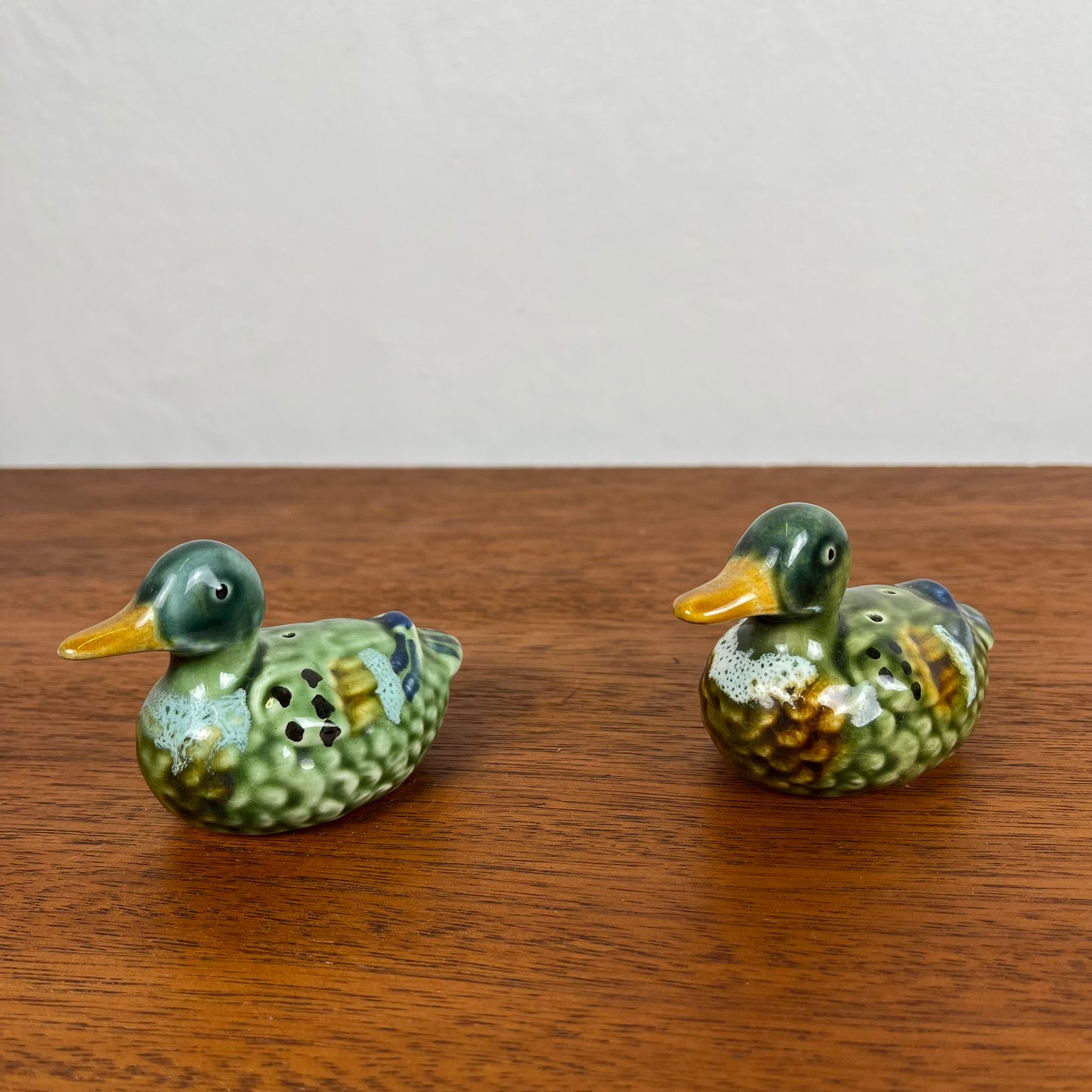 Salière & poivrière canard en céramique