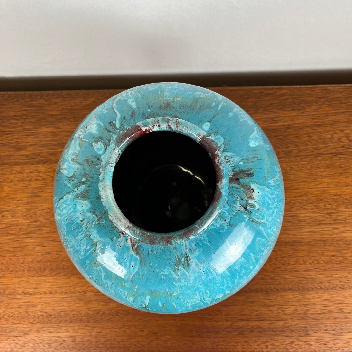 Ceramic ball vase by CAB 1976