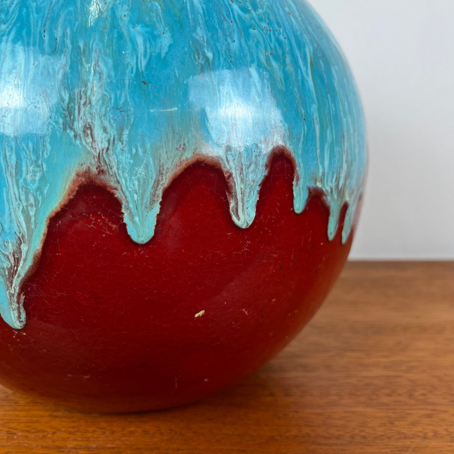 Ceramic ball vase by CAB 1976