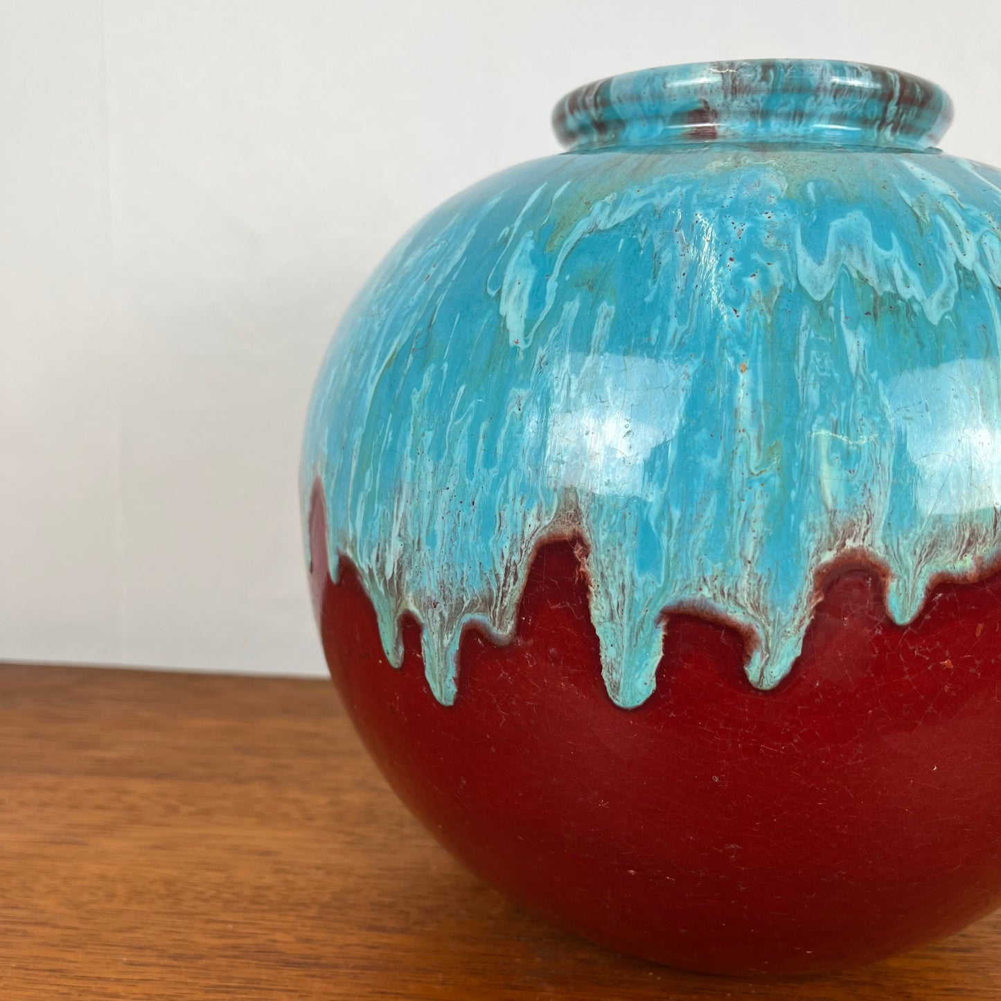 Ceramic ball vase by CAB 1976