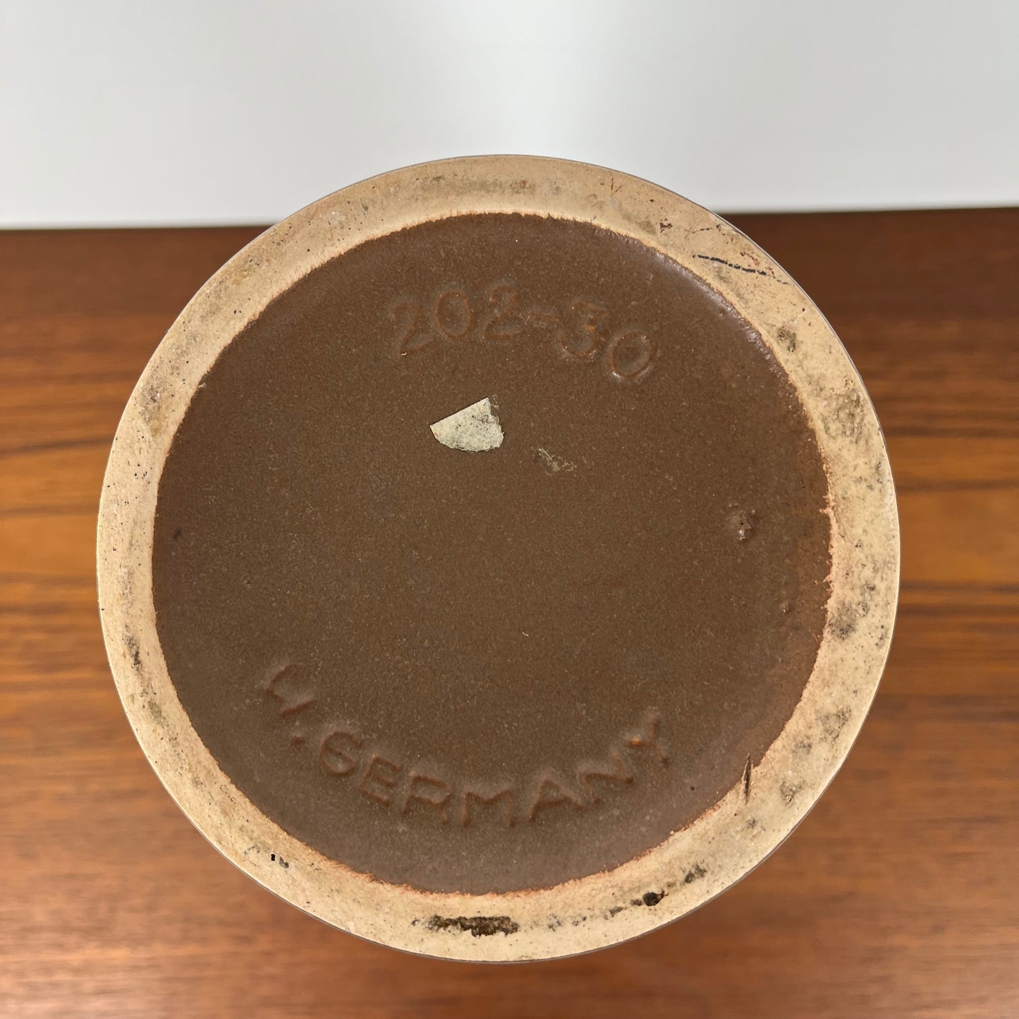 Vase West Germany brun