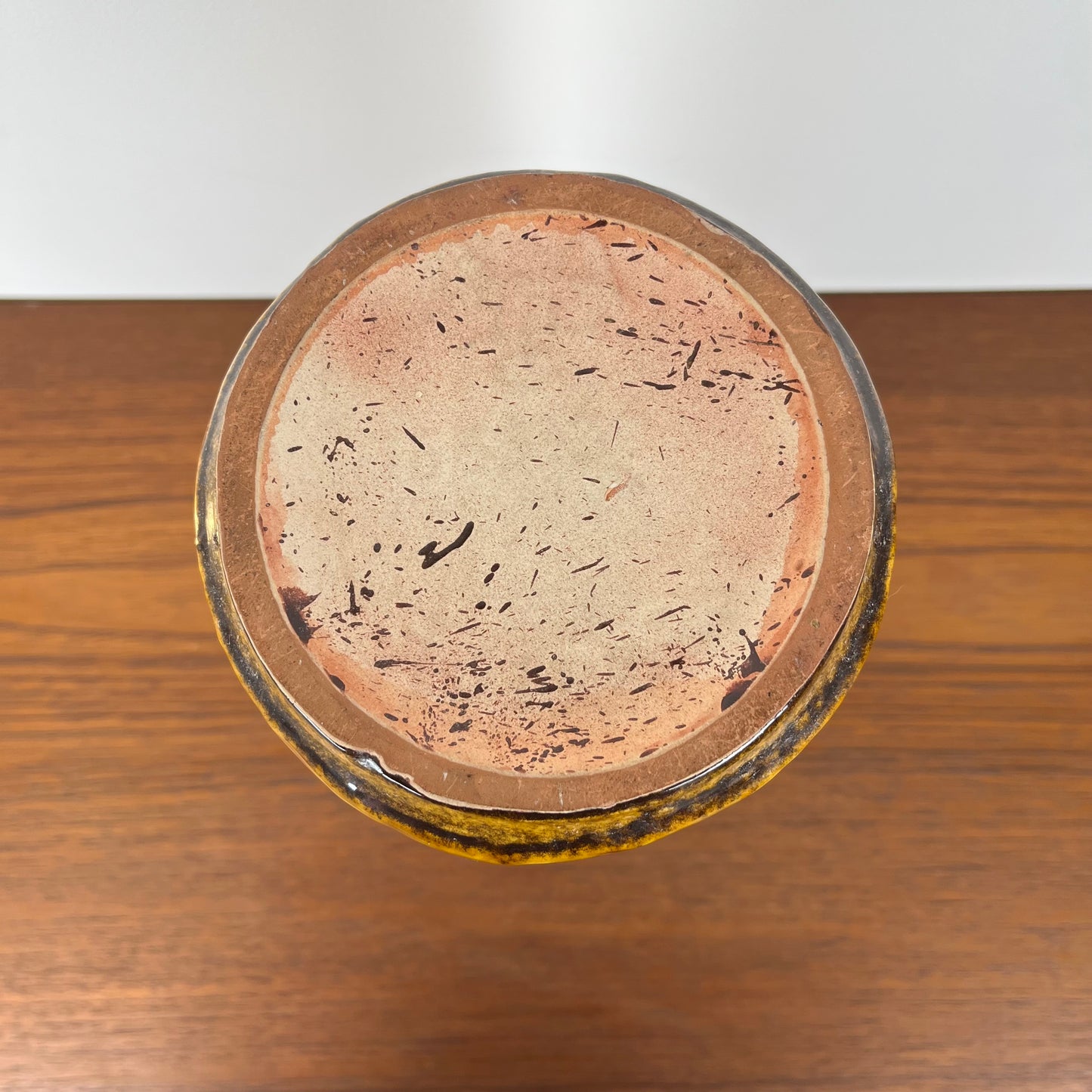 Vase "reptile" West Germany jaune , Europa