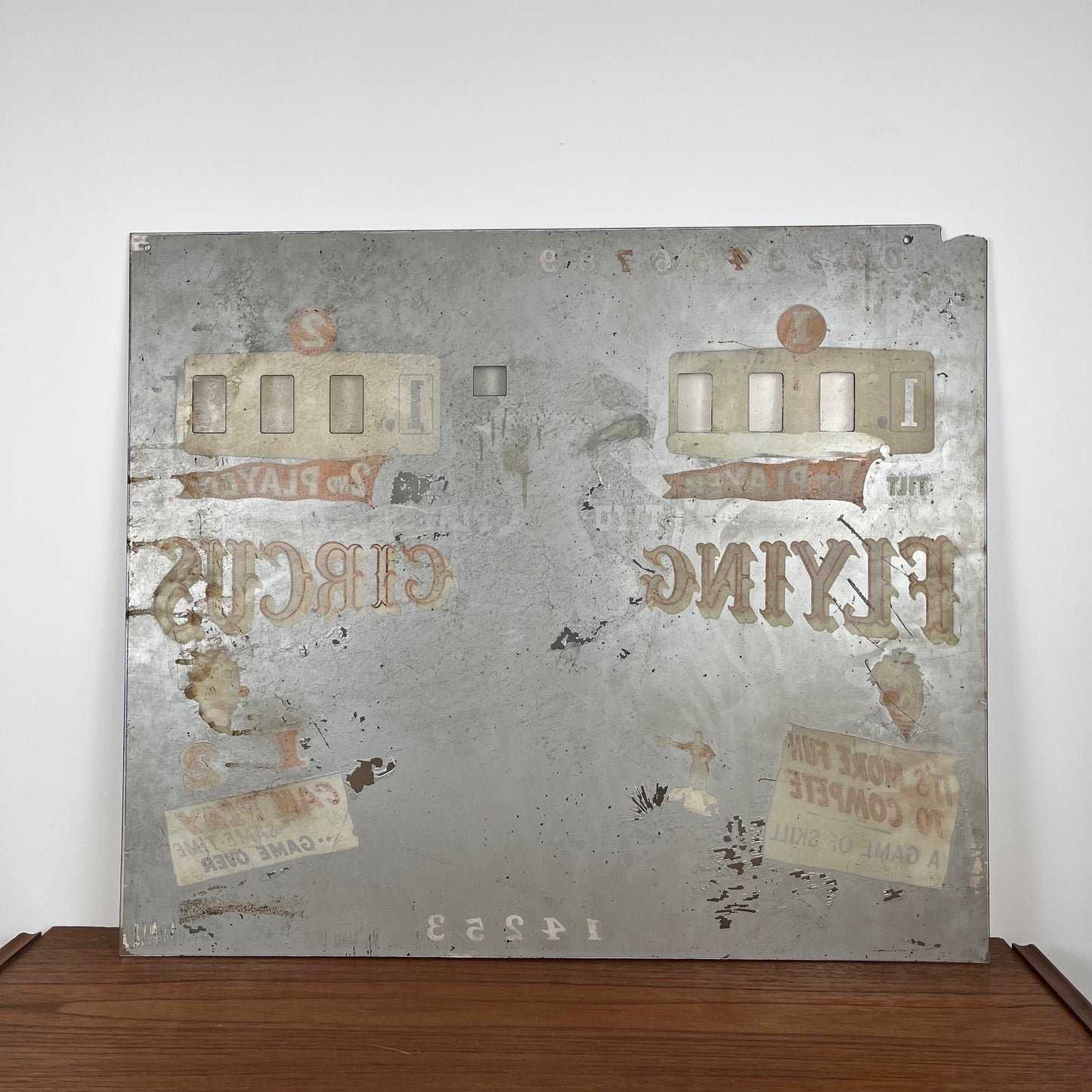 Plaque de flipper Gottlieb – “Flying Circus” – Années 60