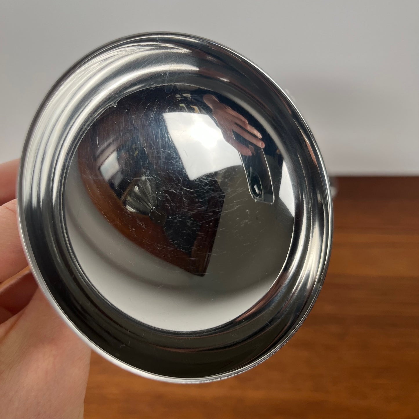 Set of 6 Letang Remy high-footed ice cream cups, stainless steel