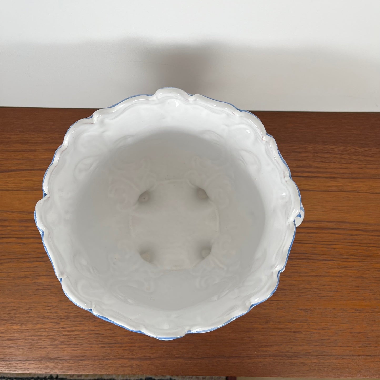 Moustier Dallier flowerpot, 1950/70