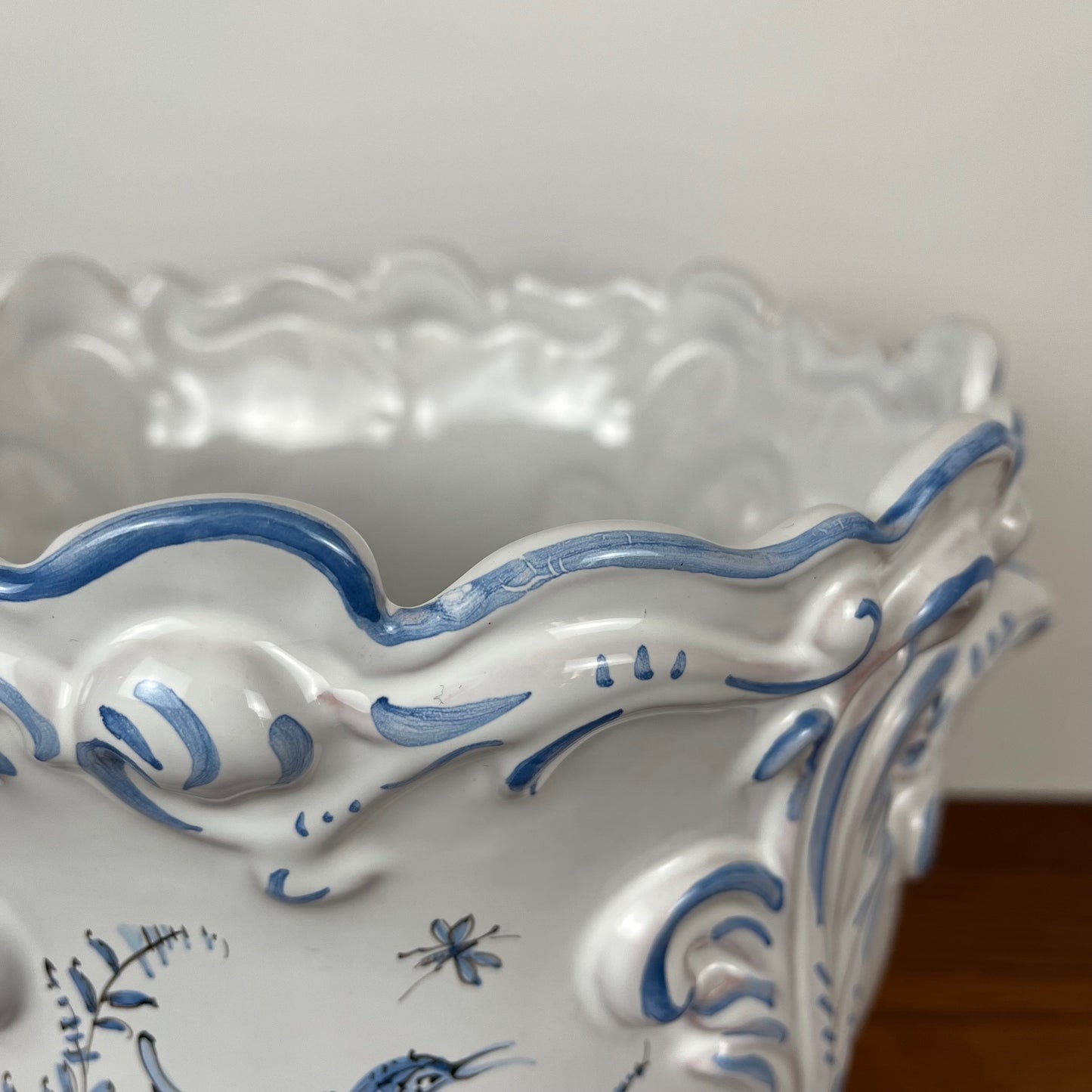 Moustier Dallier flowerpot, 1950/70