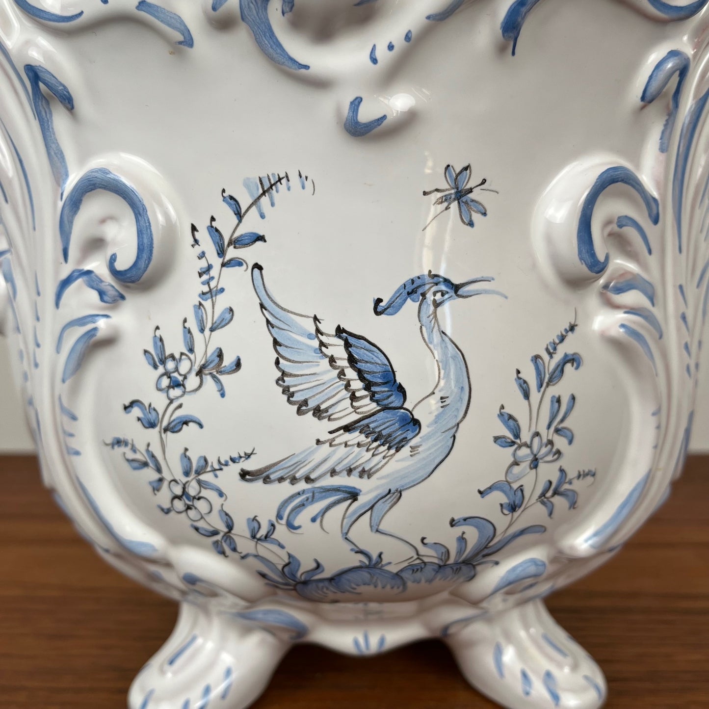 Moustier Dallier flowerpot, 1950/70