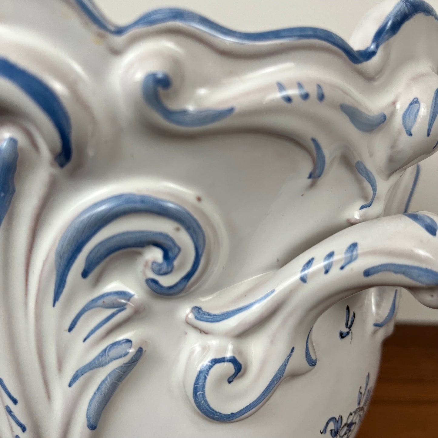 Moustier Dallier flowerpot, 1950/70