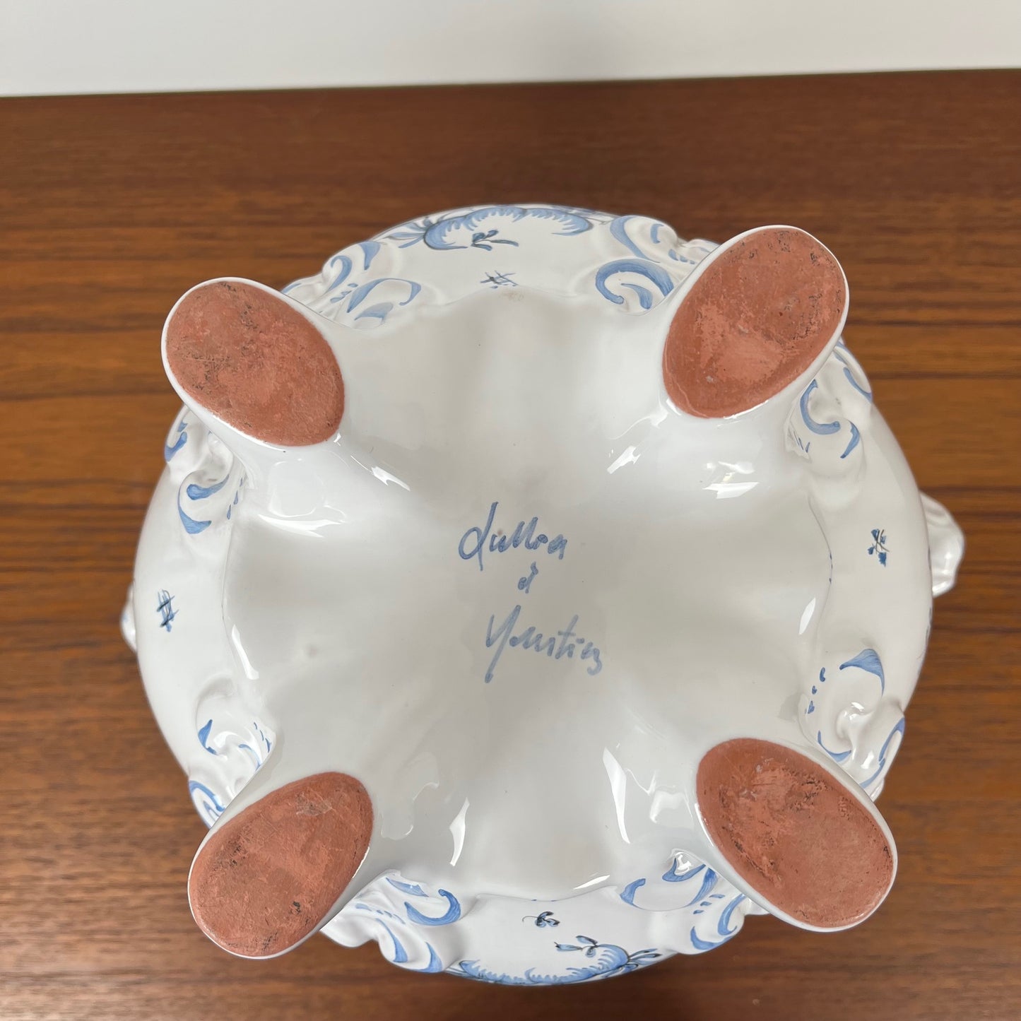 Moustier Dallier flowerpot, 1950/70