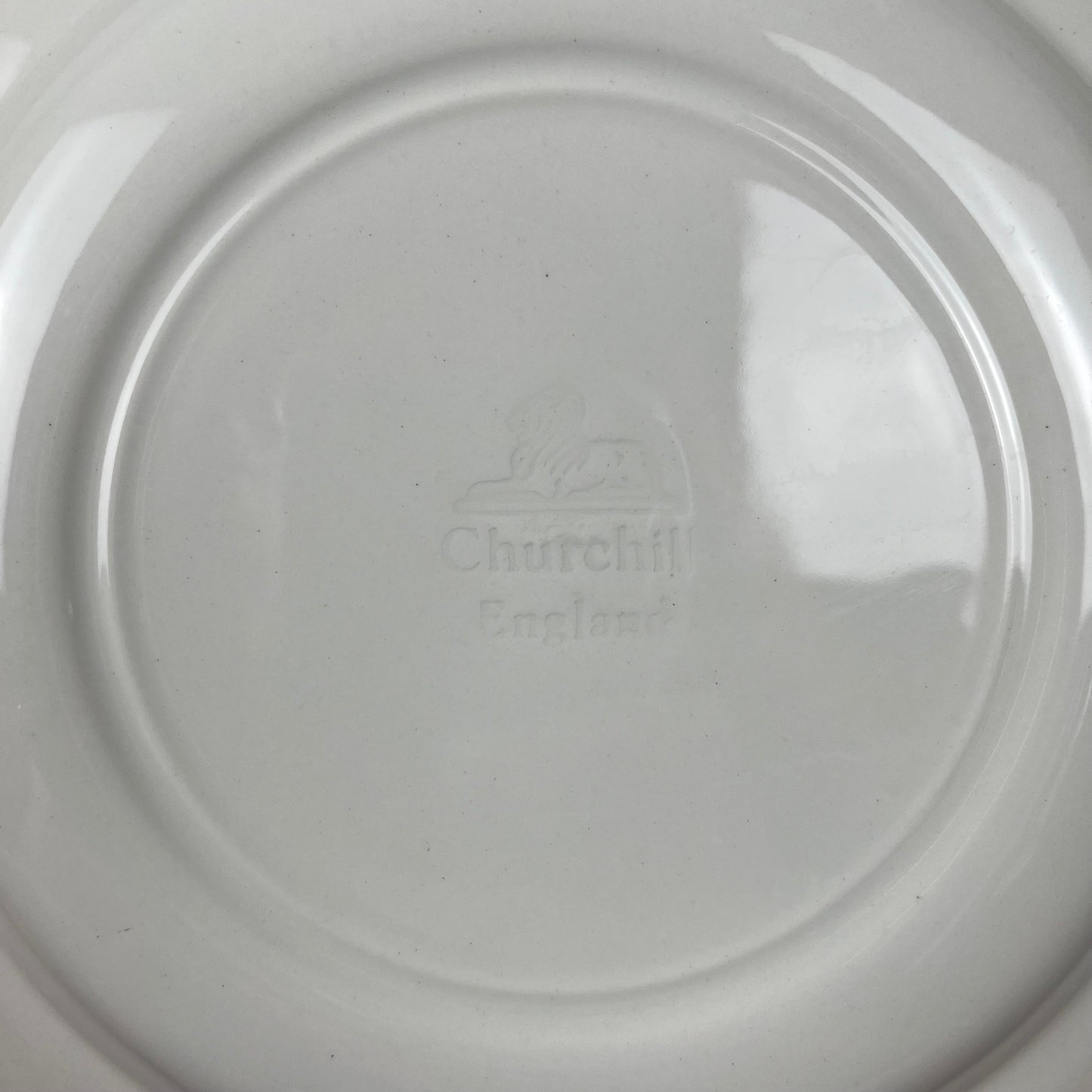 Set de 6 assiettes à dessert Churchill England ,motif fleur, 1970