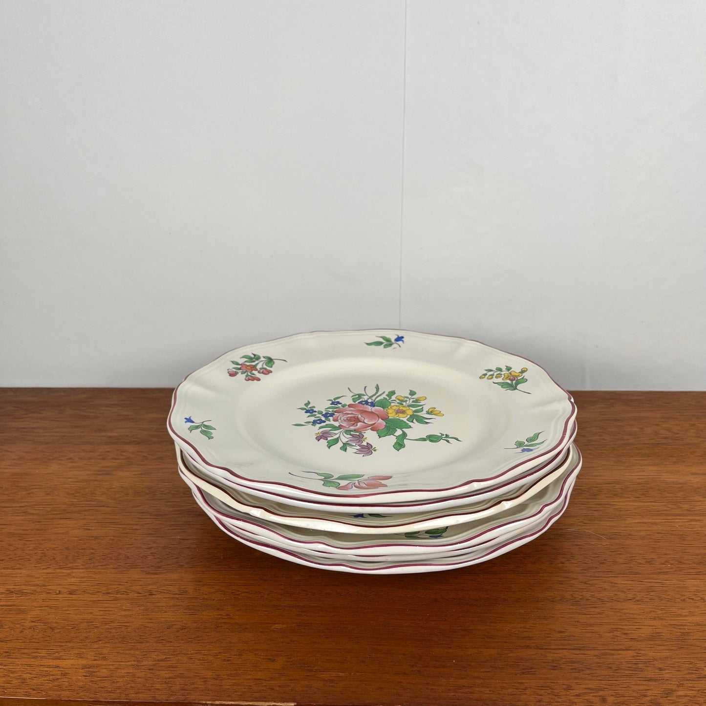 Assiettes plates KG Luneville – modèle Réverbère