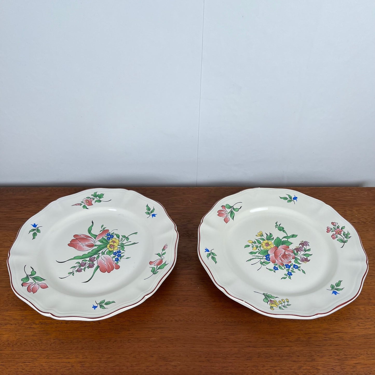 Assiettes plates KG Luneville – modèle Réverbère