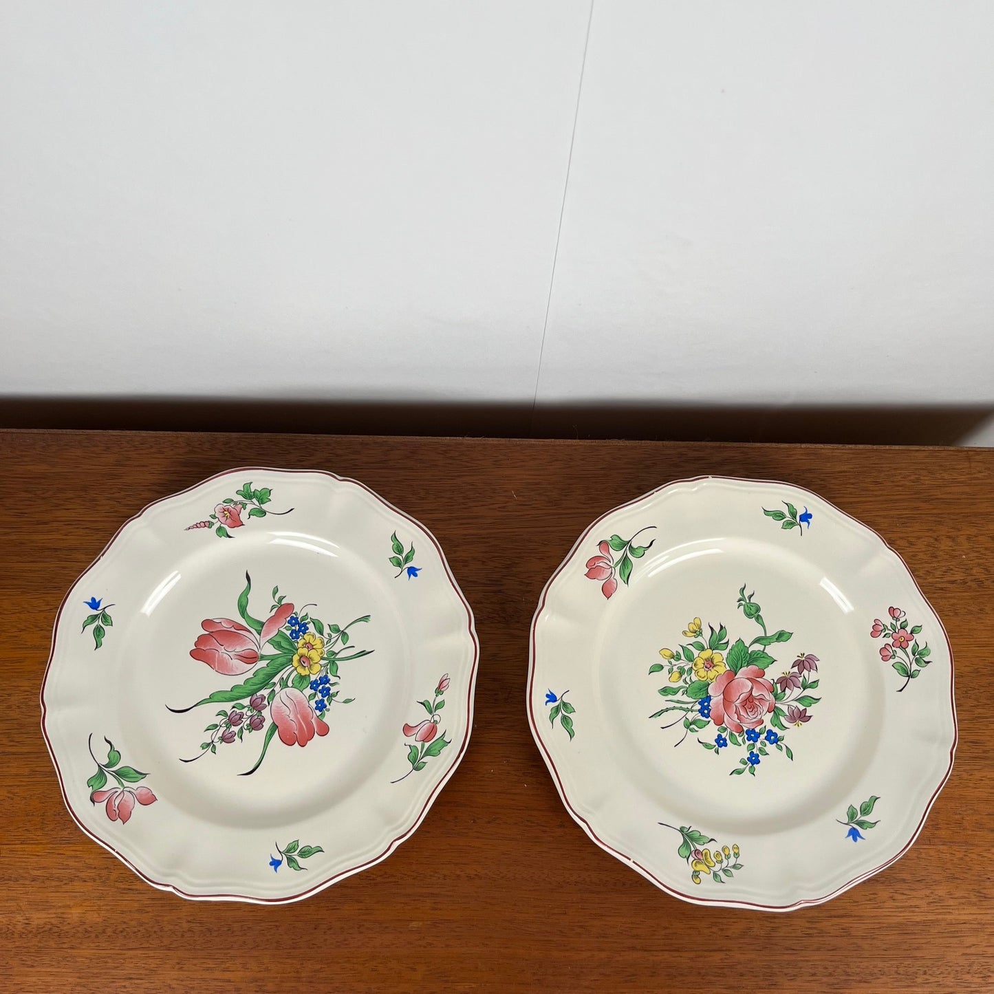 Assiettes plates KG Luneville – modèle Réverbère