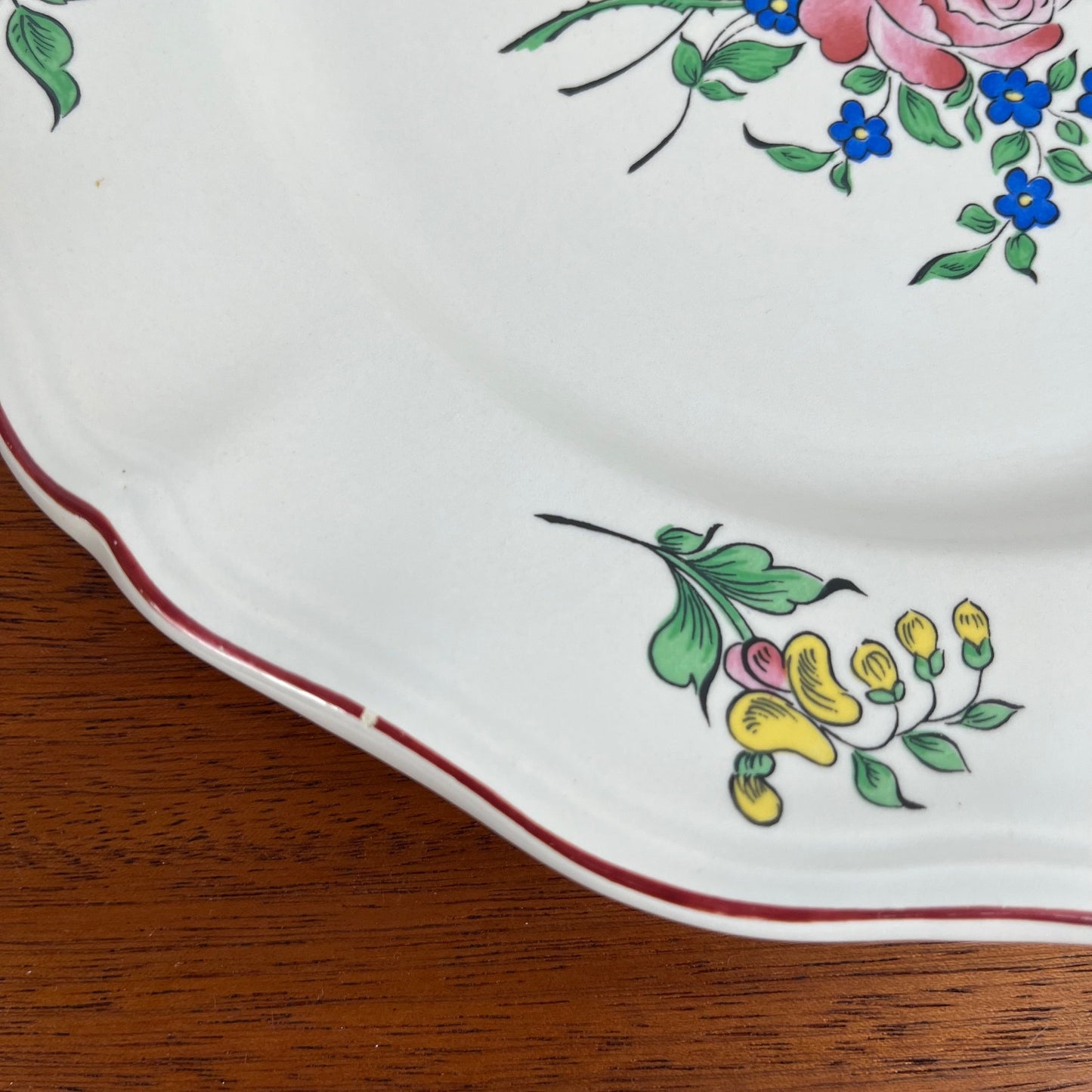 Assiettes plates KG Luneville – modèle Réverbère