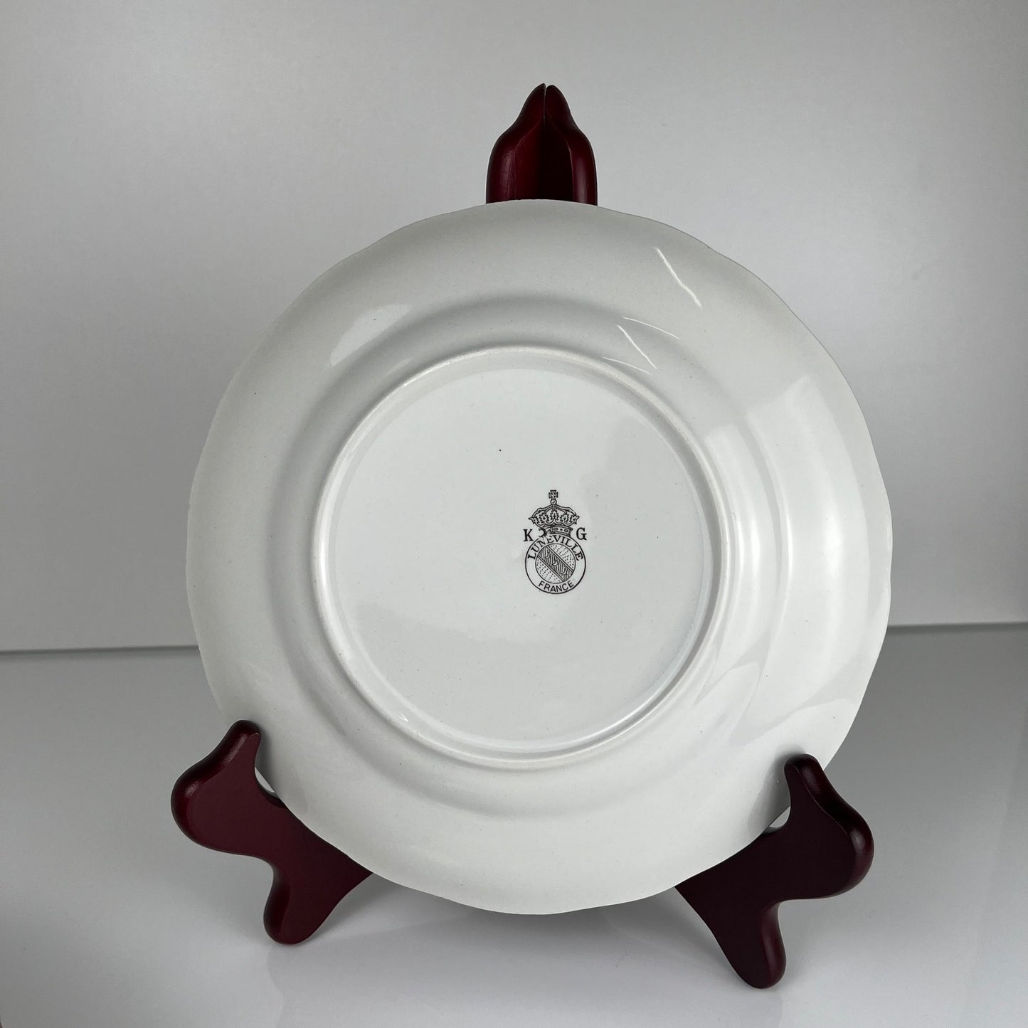 Set de 6 assiettes à dessert KG Luneville – modèle Réverbère