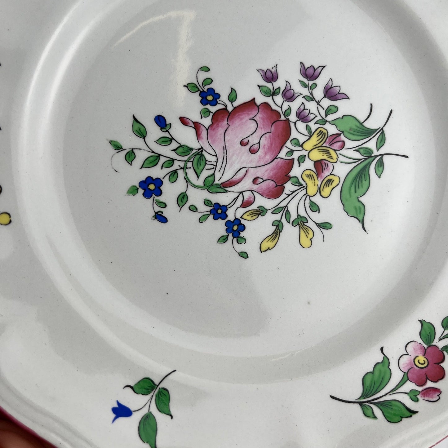 Set de 6 assiettes à dessert KG Luneville – modèle Réverbère
