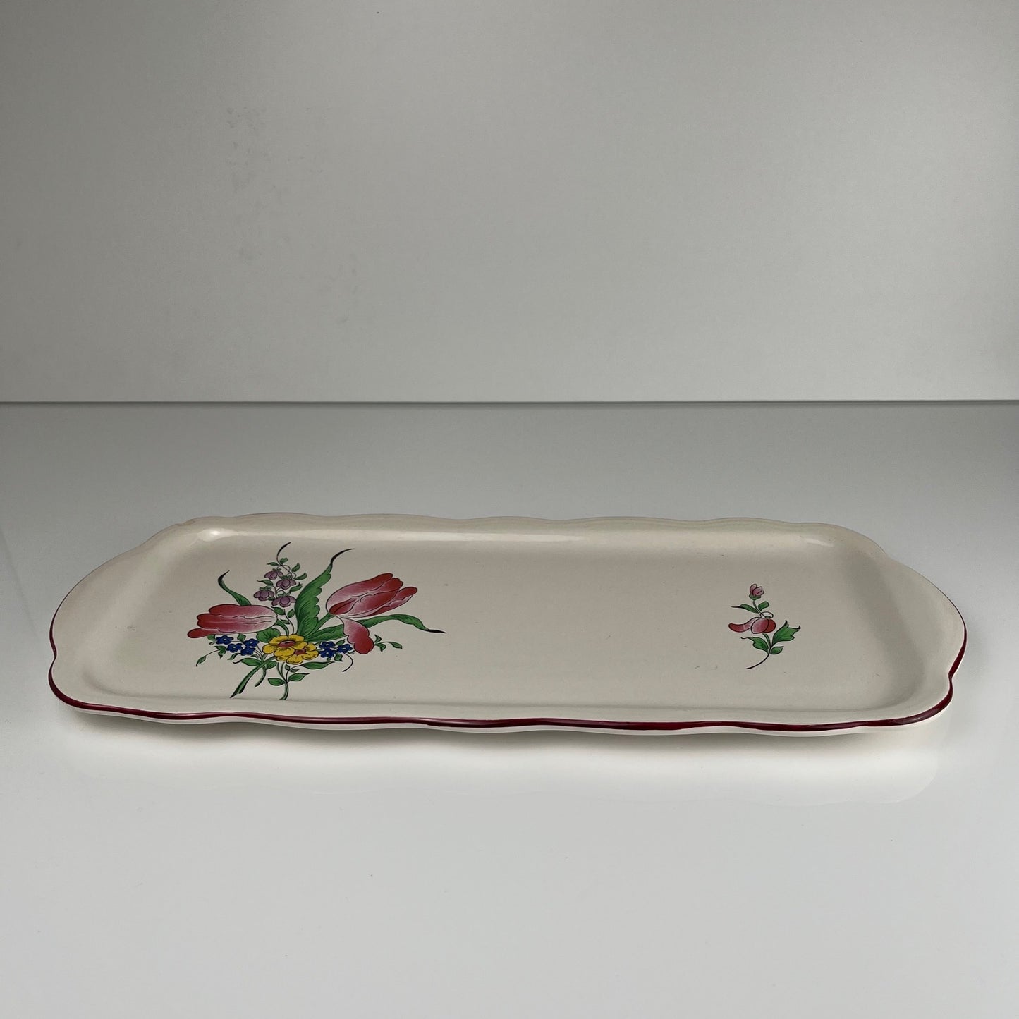 Plat à cake KG Luneville – modèle Réverbère