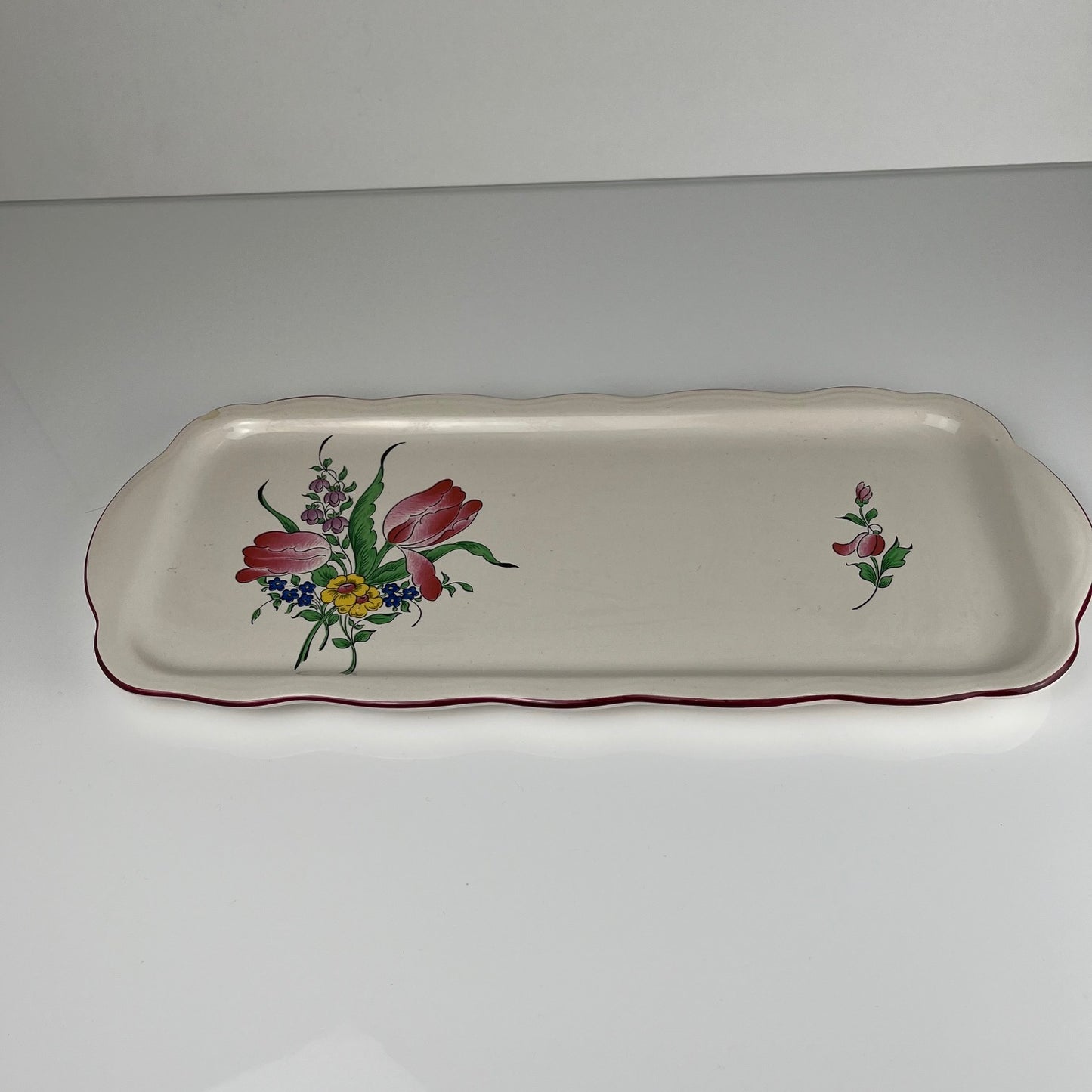 Plat à cake KG Luneville – modèle Réverbère