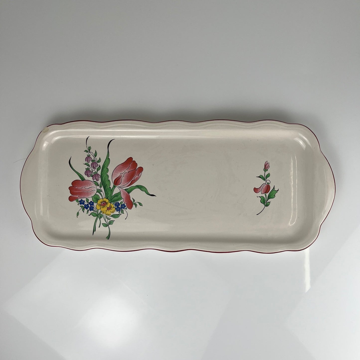 Plat à cake KG Luneville – modèle Réverbère
