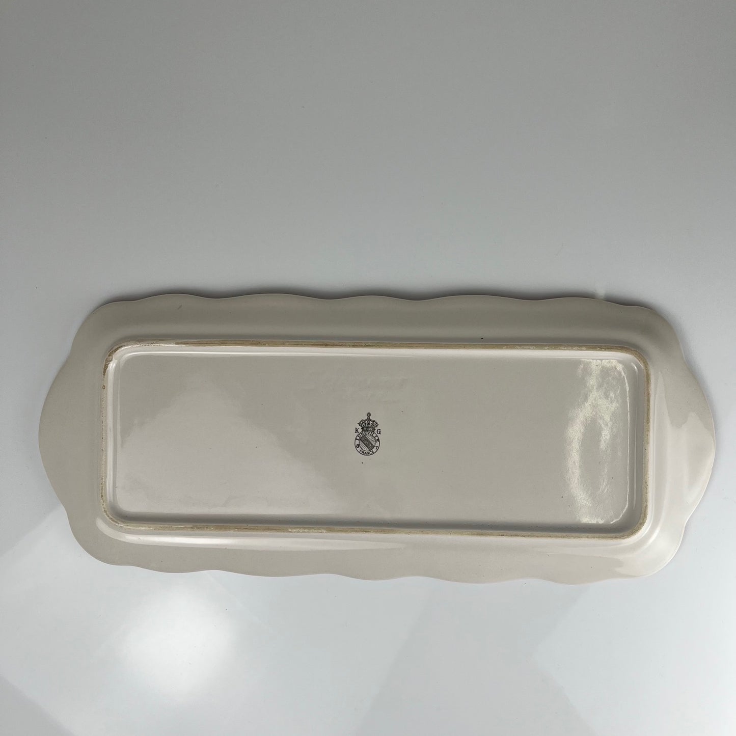 Plat à cake KG Luneville – modèle Réverbère