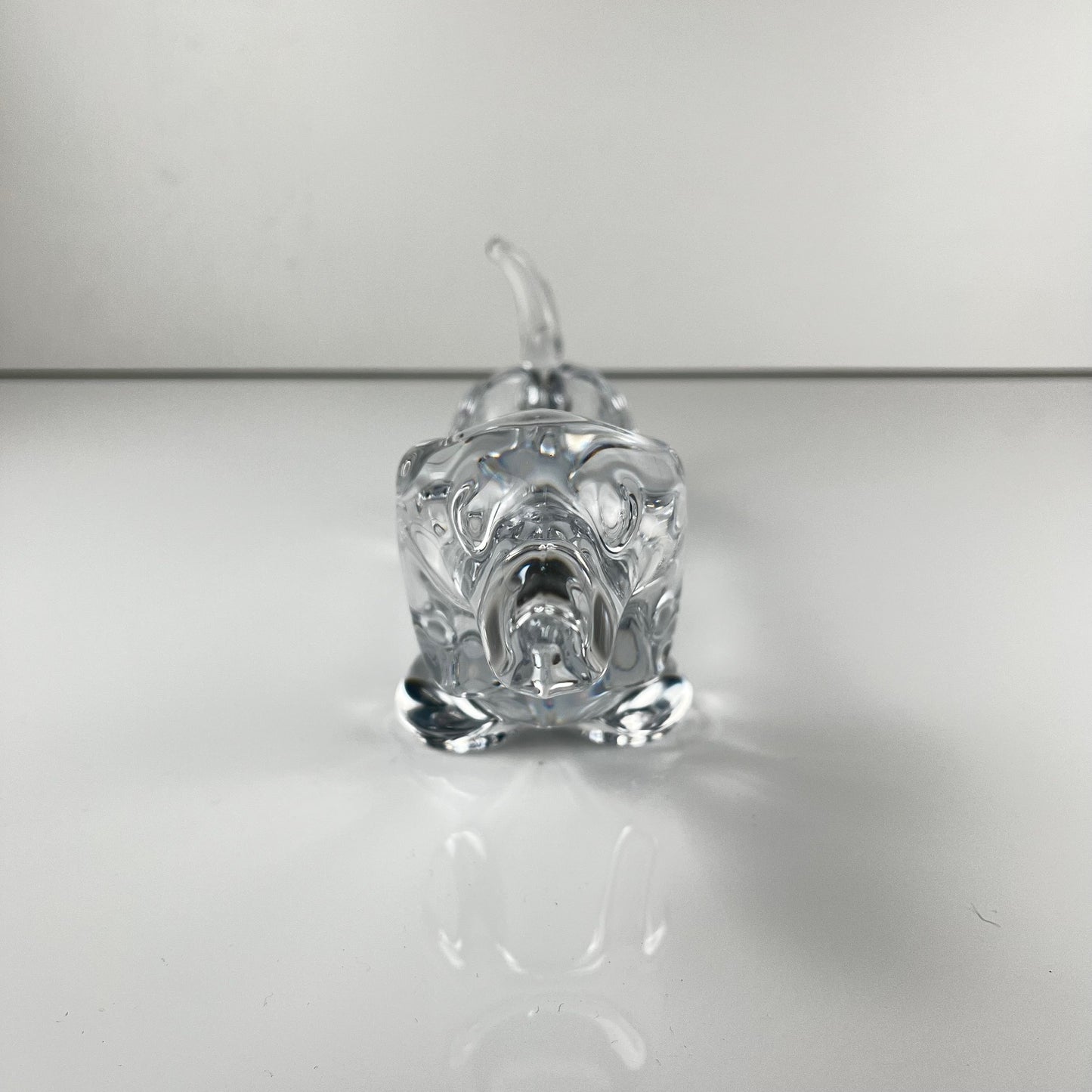 Vide poche Teckel en cristal, 1960