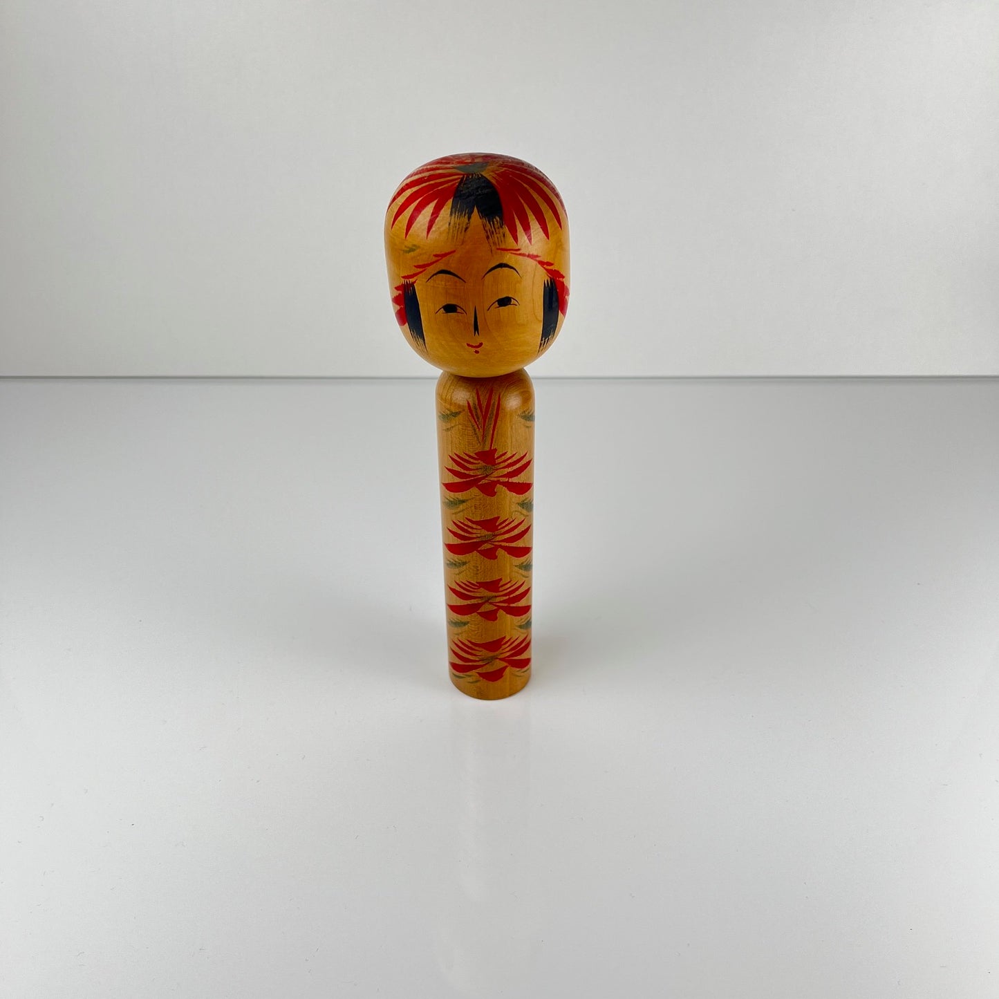 Kokeshi japonaise vintage Naruko signée Shōzō, japon, 1950/70