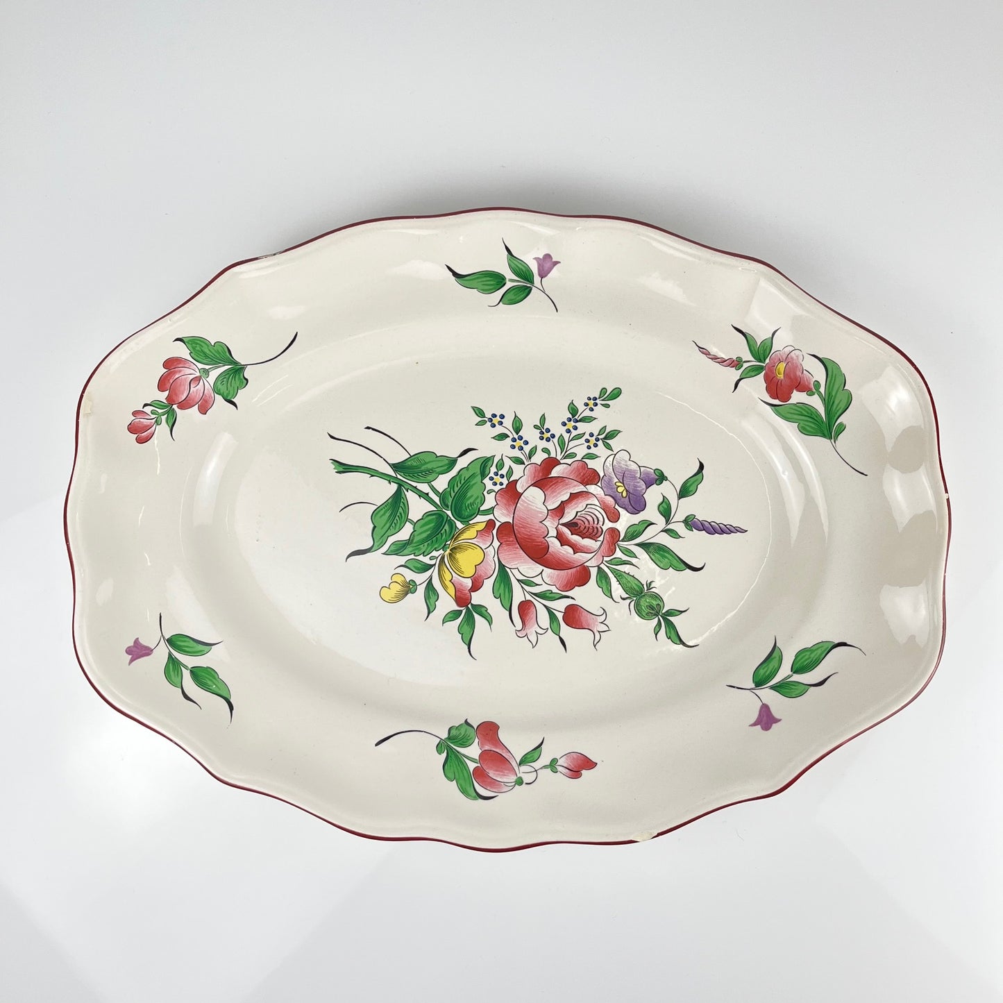 Grand plat KG Luneville – modèle Réverbère