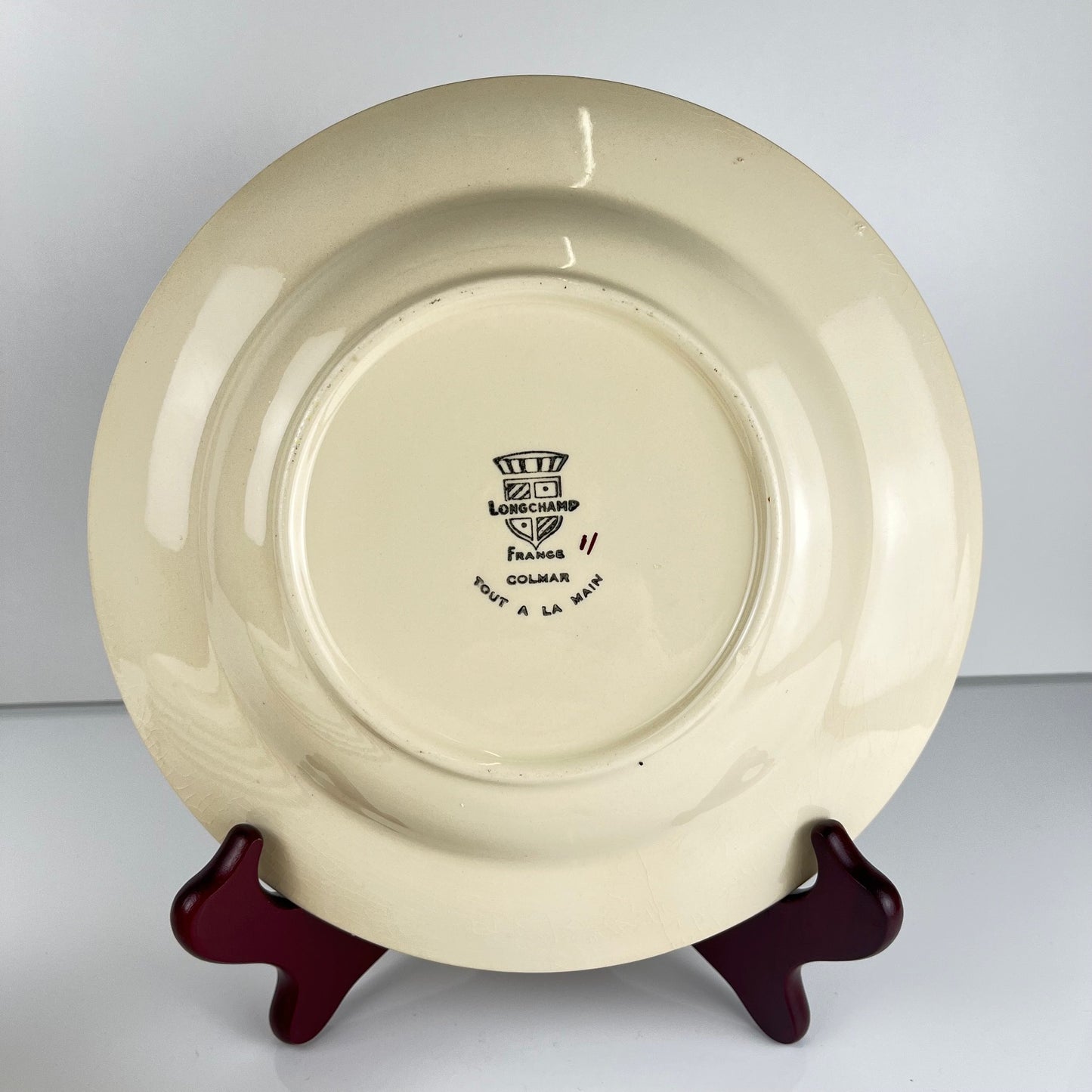 Set de 6 assiettes creuses Longchamp modèle "Colmar"