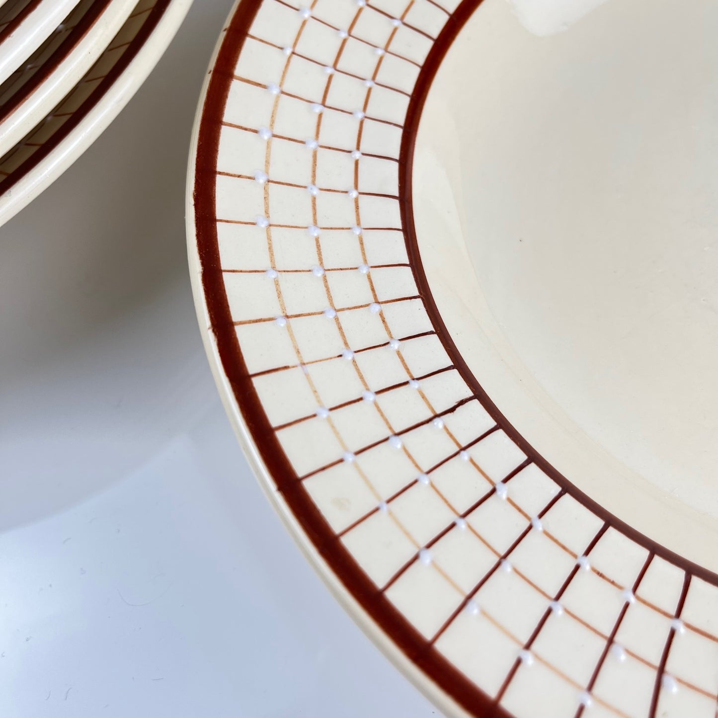 Set de 6 assiettes creuses Longchamp modèle "Colmar"