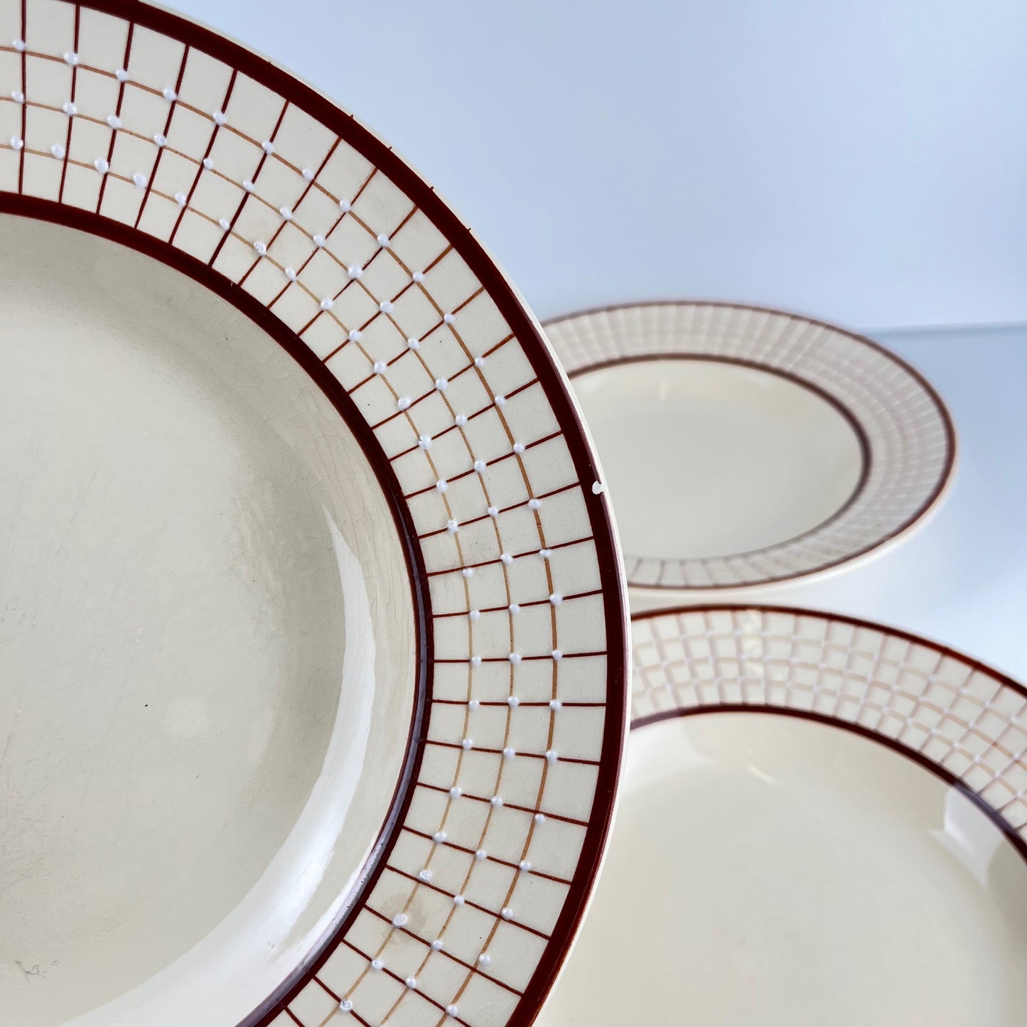 Set de 6 assiettes creuses Longchamp modèle "Colmar"
