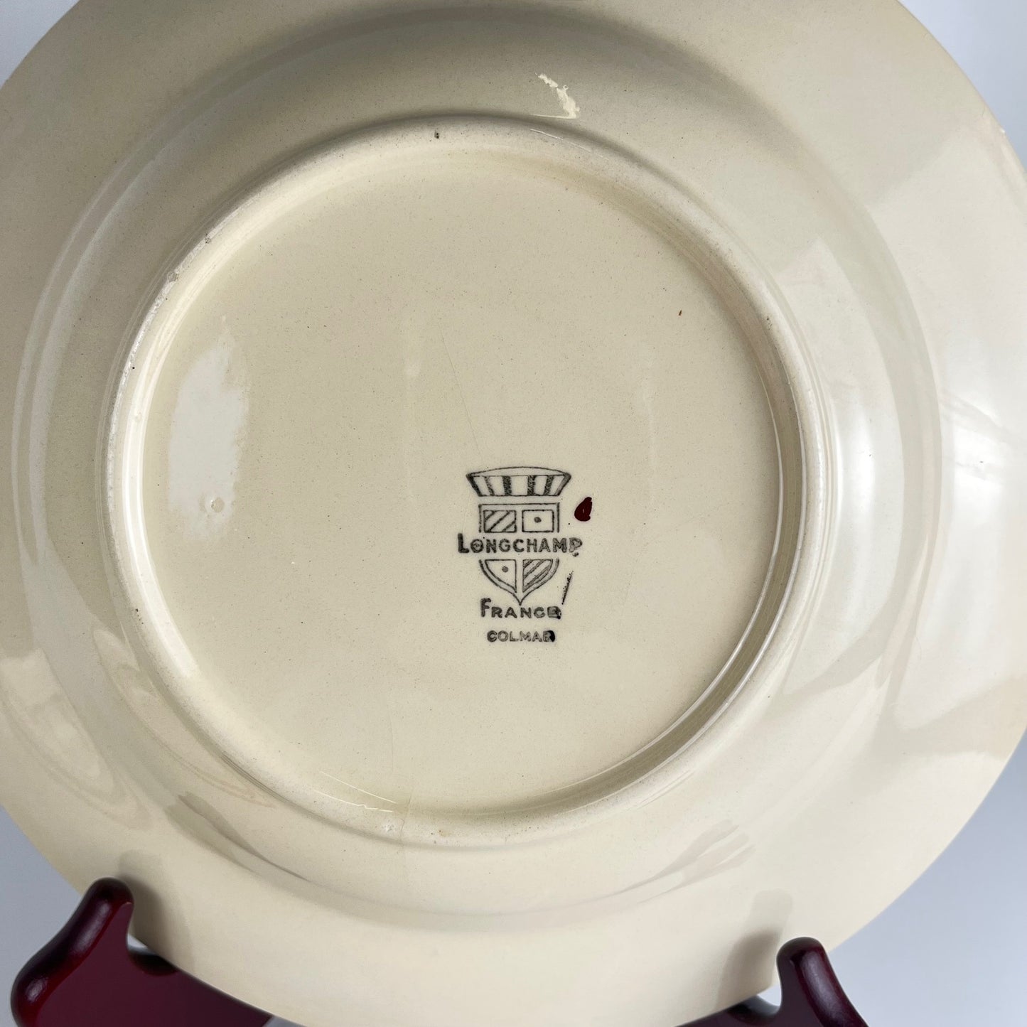Set de 4 assiettes creuses Longchamp modèle "Colmar"