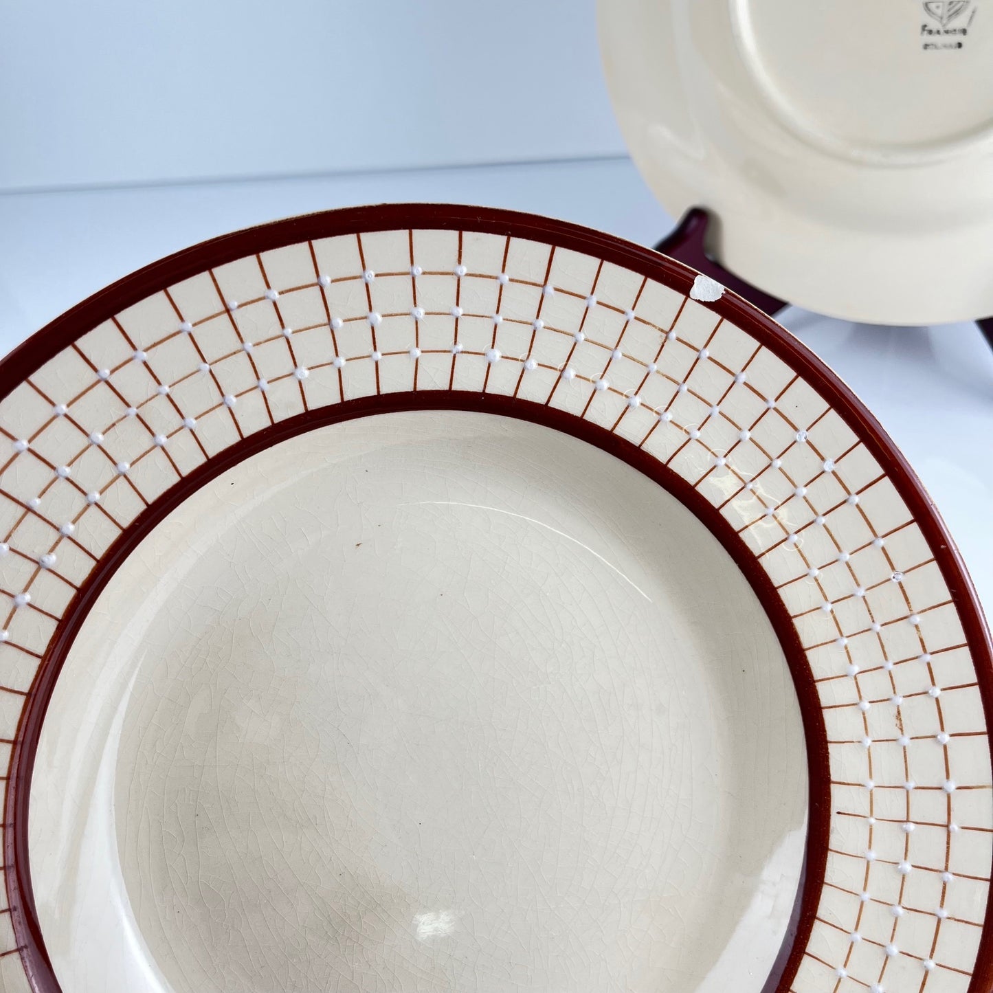 Set de 4 assiettes creuses Longchamp modèle "Colmar"